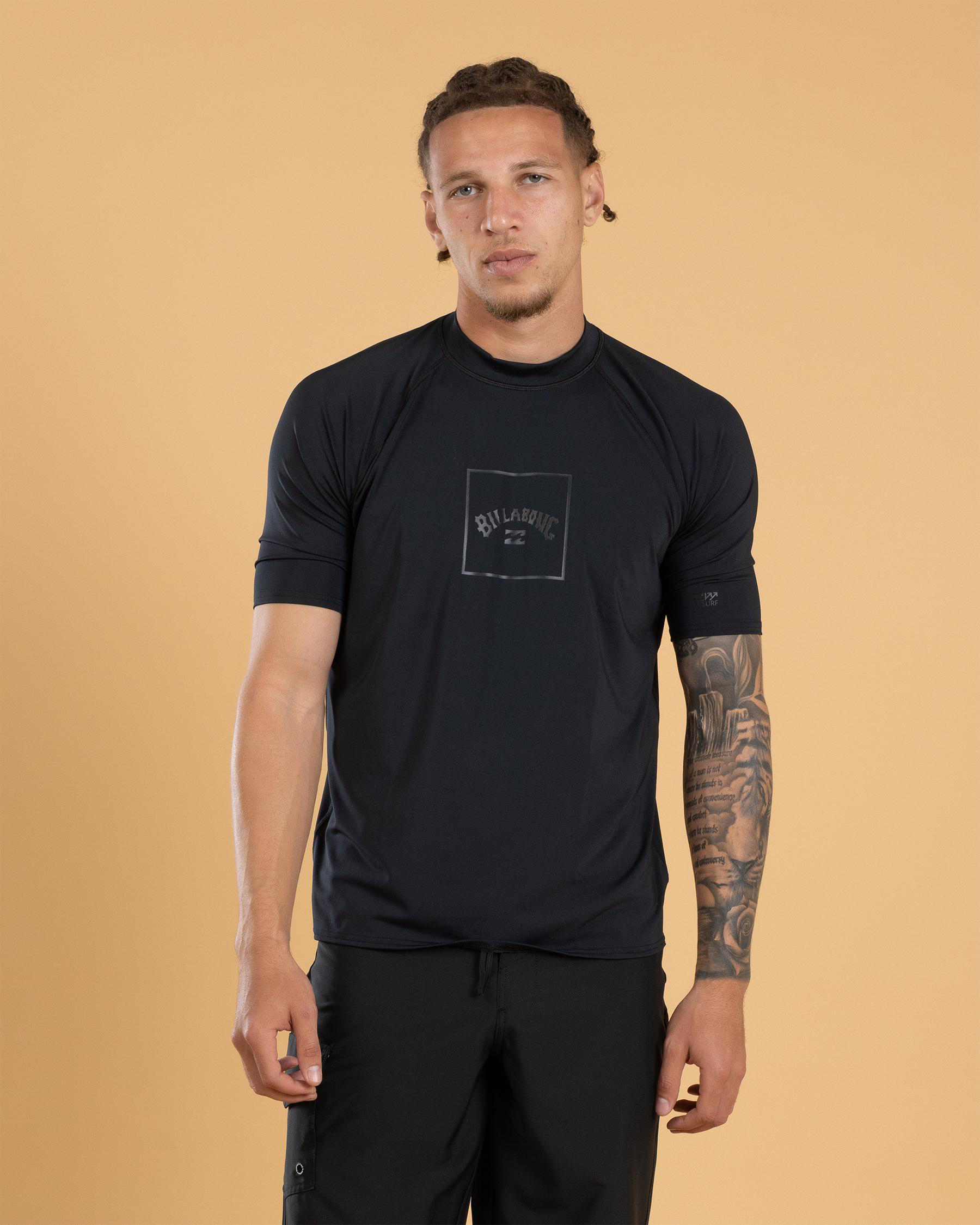 Boxed Arch Short Sleeve Rash Vest