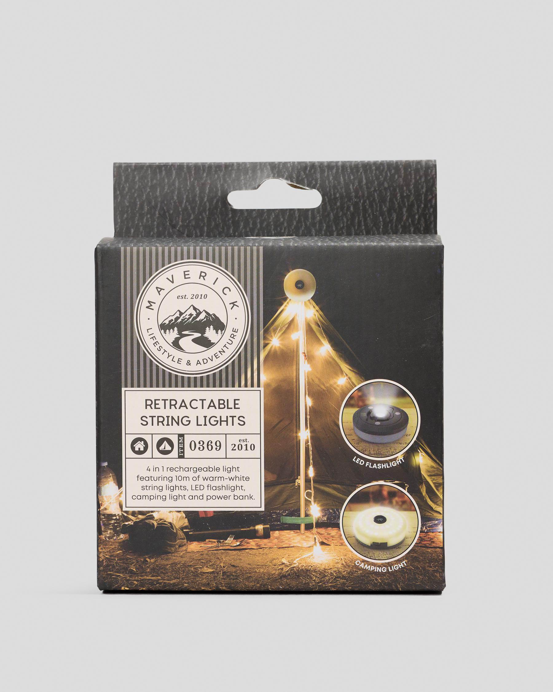 Retractable 10M String Lights