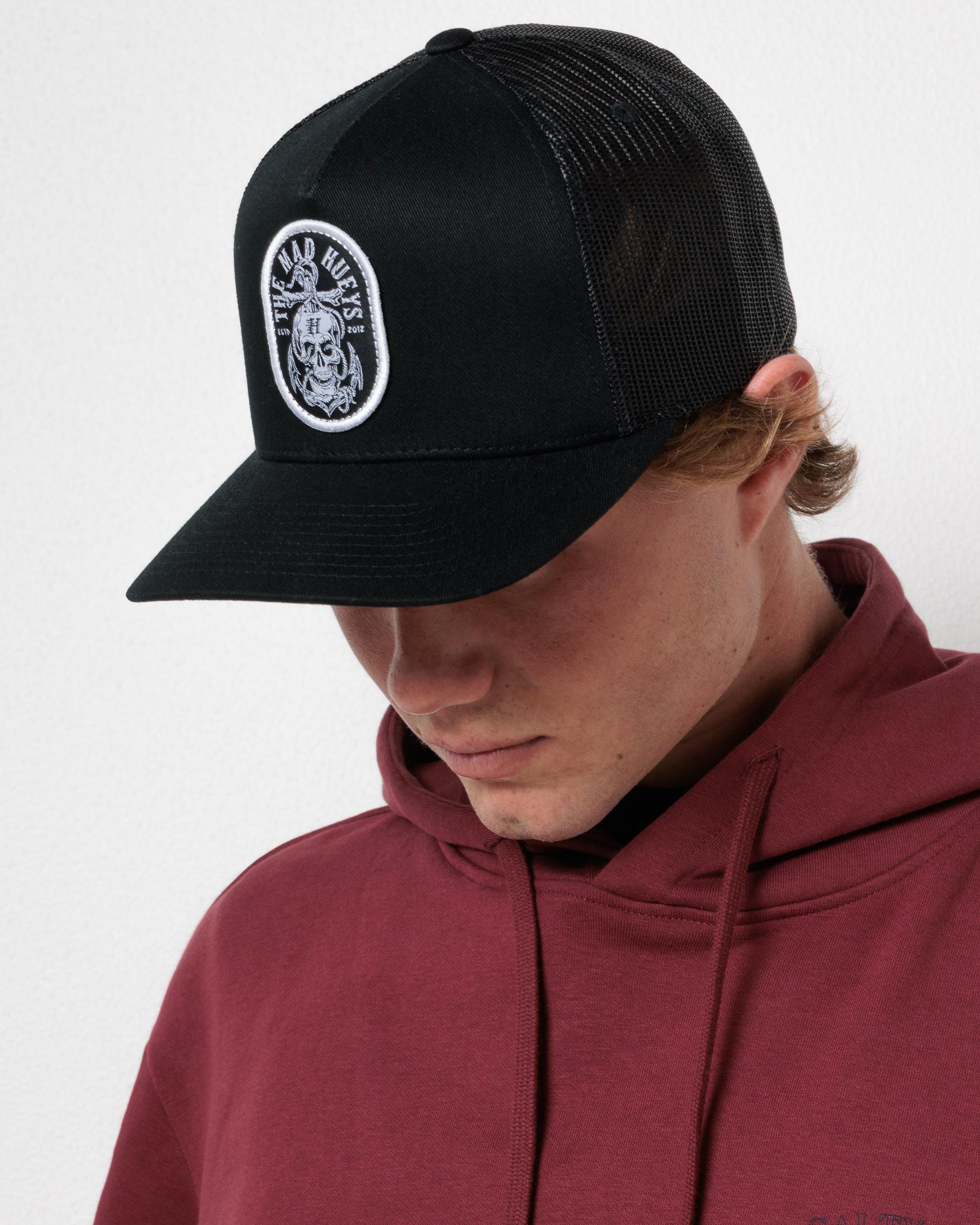 Rope Skull Anchor Trucker Cap