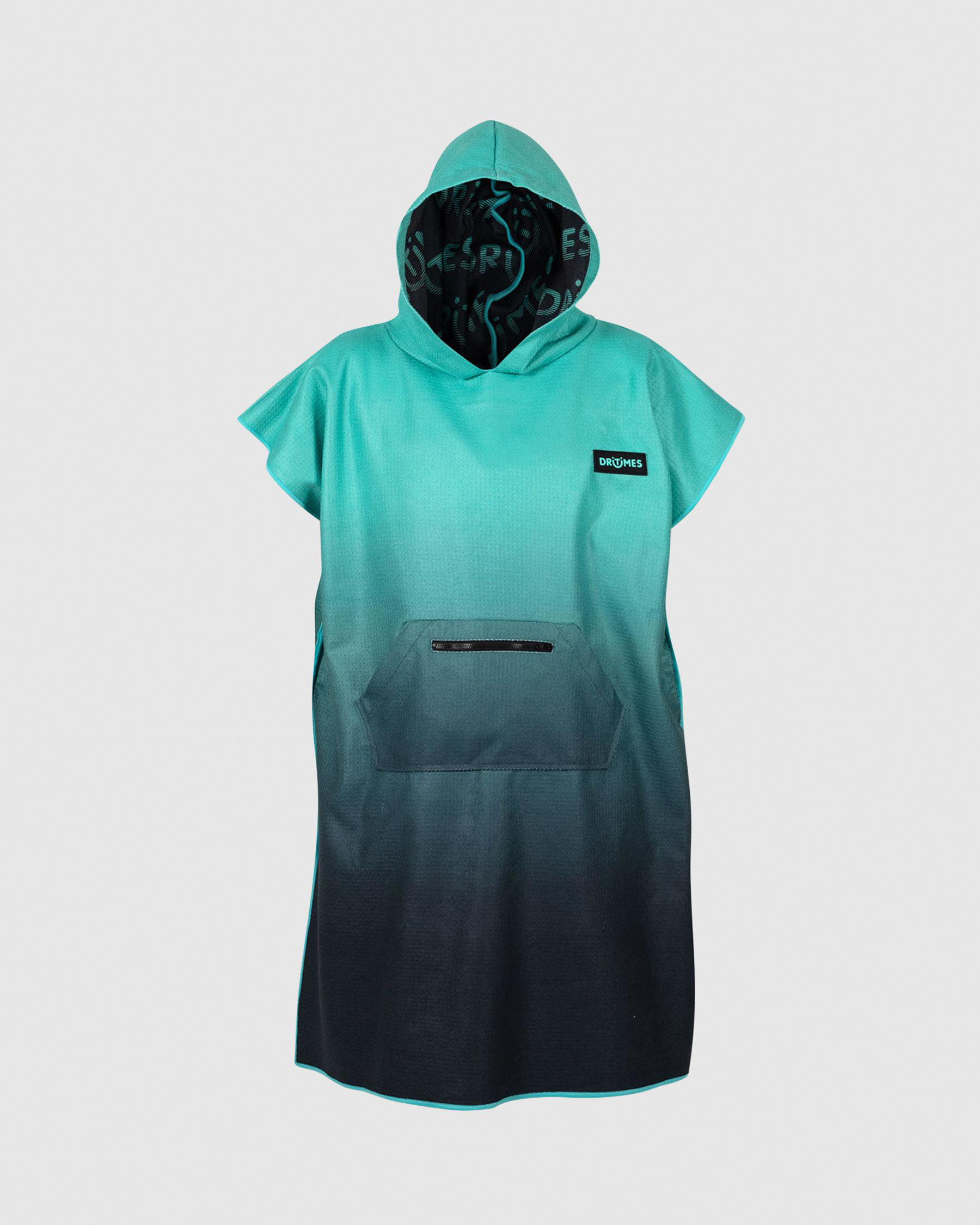 Teal-Chocolate Fade Hooded Towel