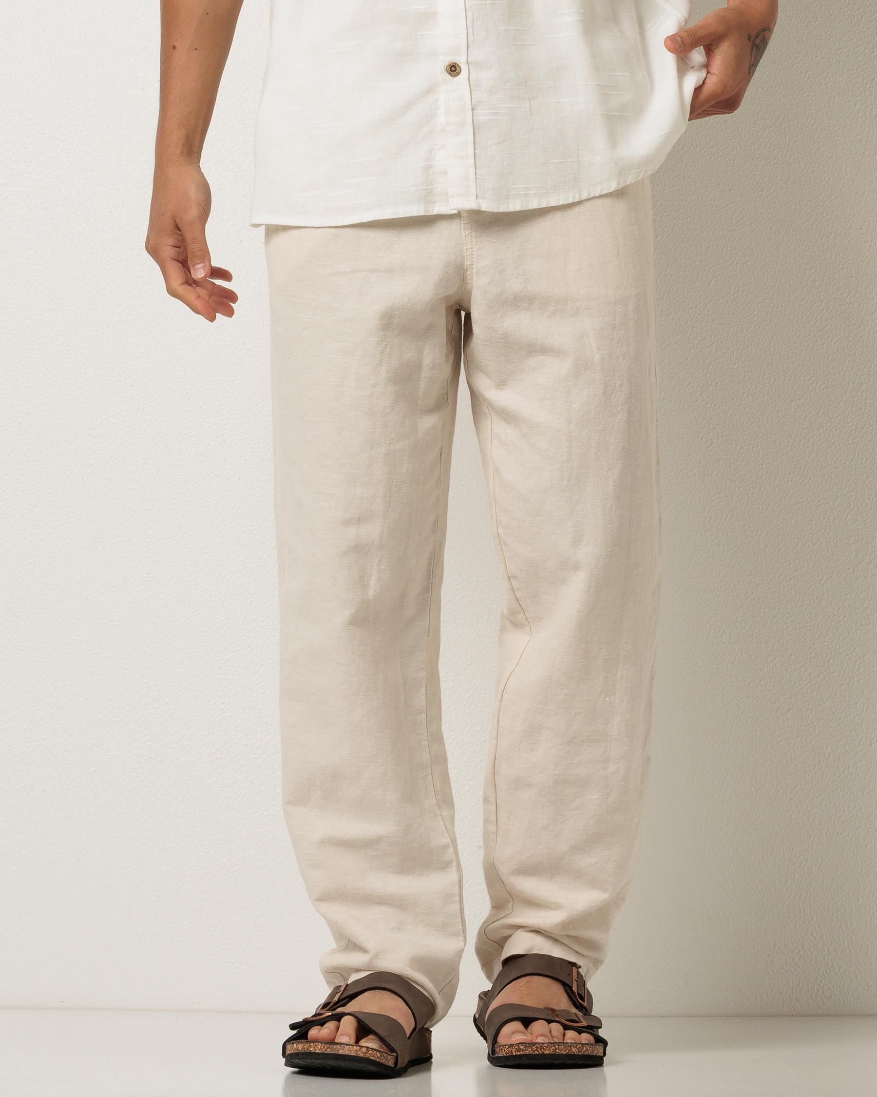 Leisurely Linen Blend Pants