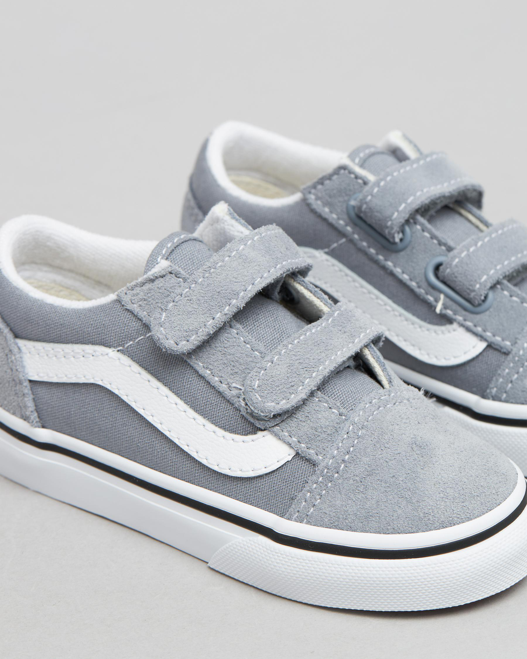 Shop Vans Toddlers' Old Skool V Shoes In Color Theory Tradewinds Fast