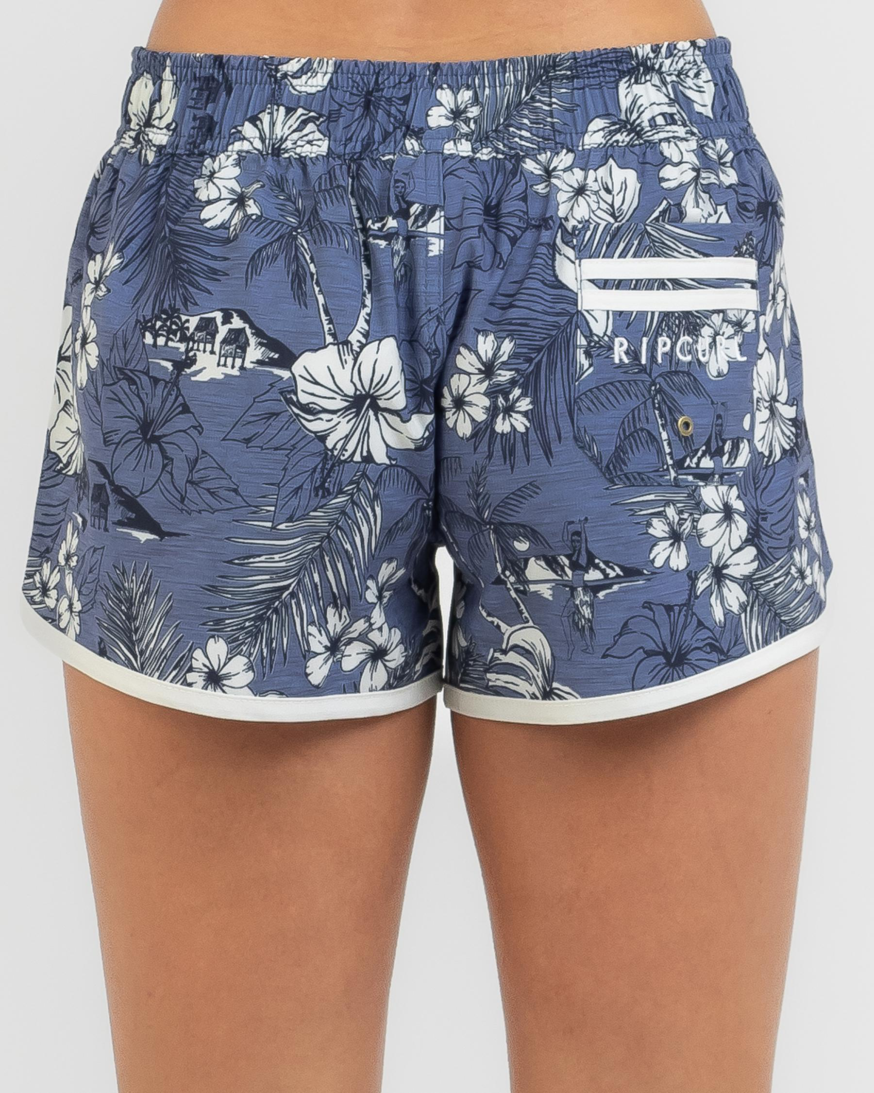 Shop Rip Curl Surf Treehouse Board Shorts In Navy Fast Shipping