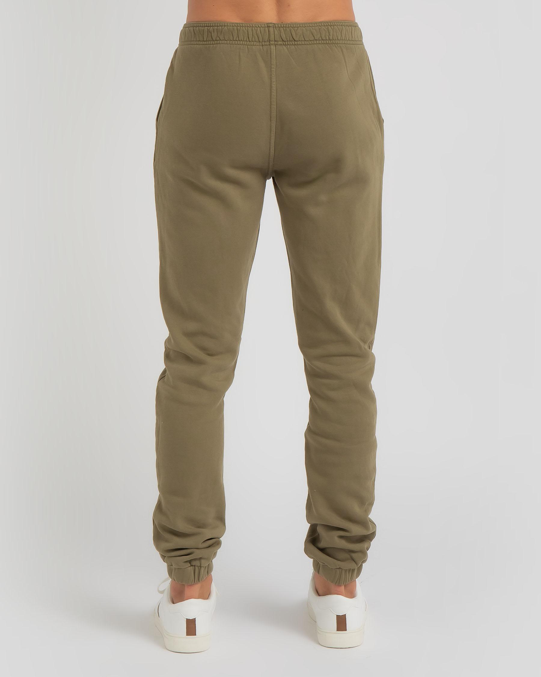 Shop Rusty Comp Wash Track Pants In Covert Green Fast Shipping & Easy