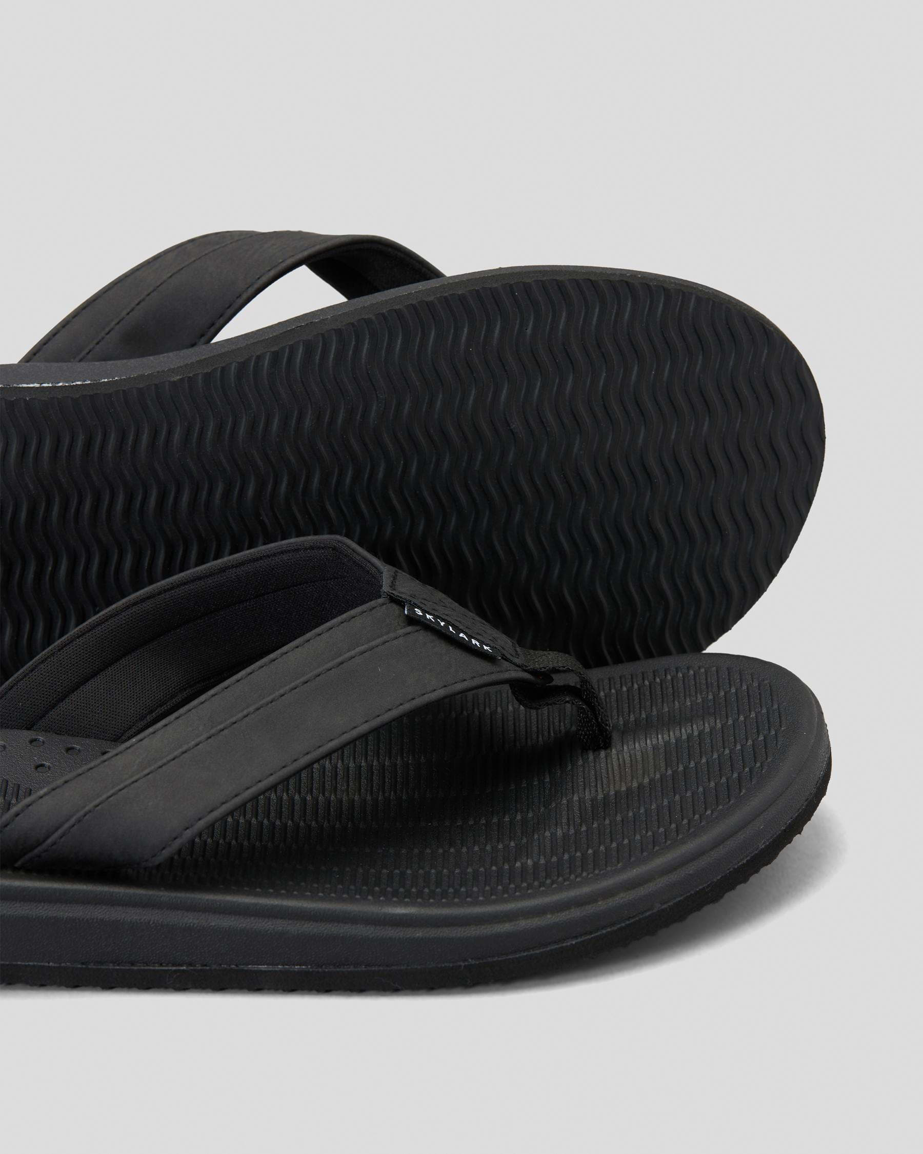 Shop Skylark Ripple Sandals In Black - Fast Shipping & Easy Returns ...