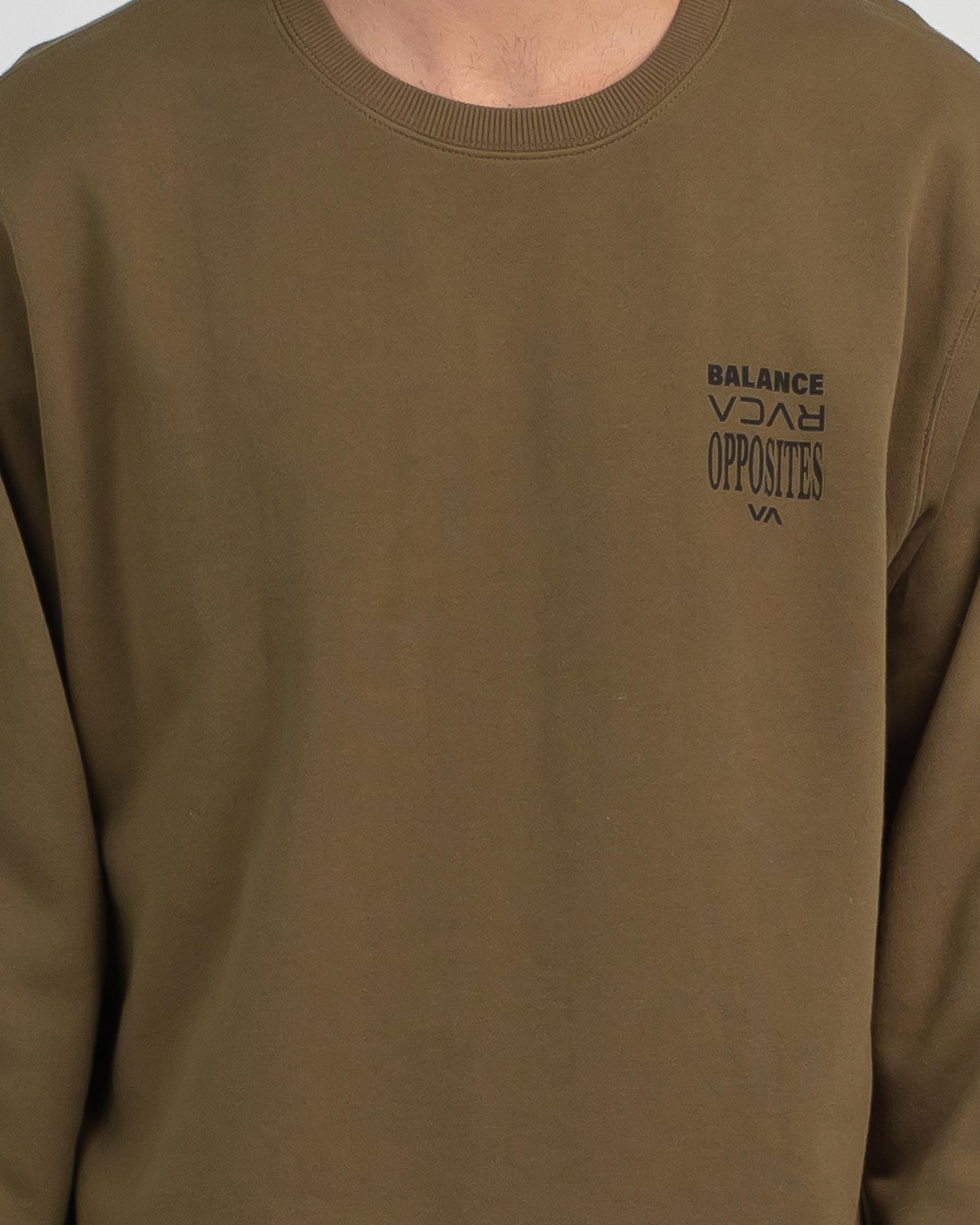 rvca crew sweatshirt