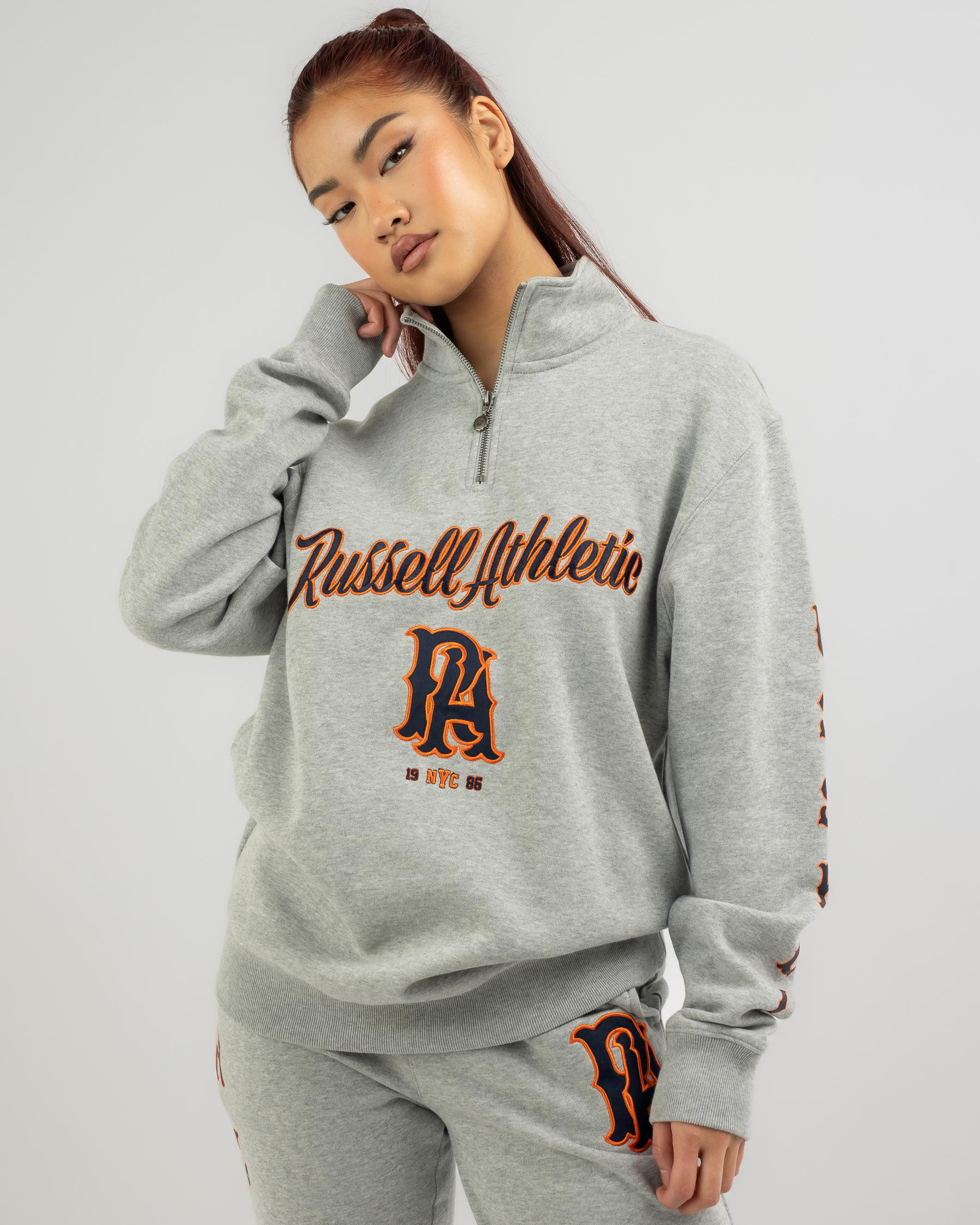 Russell Athletic Women's Graphic Logo Sweatshirt Dress - Super Soft & Casual
