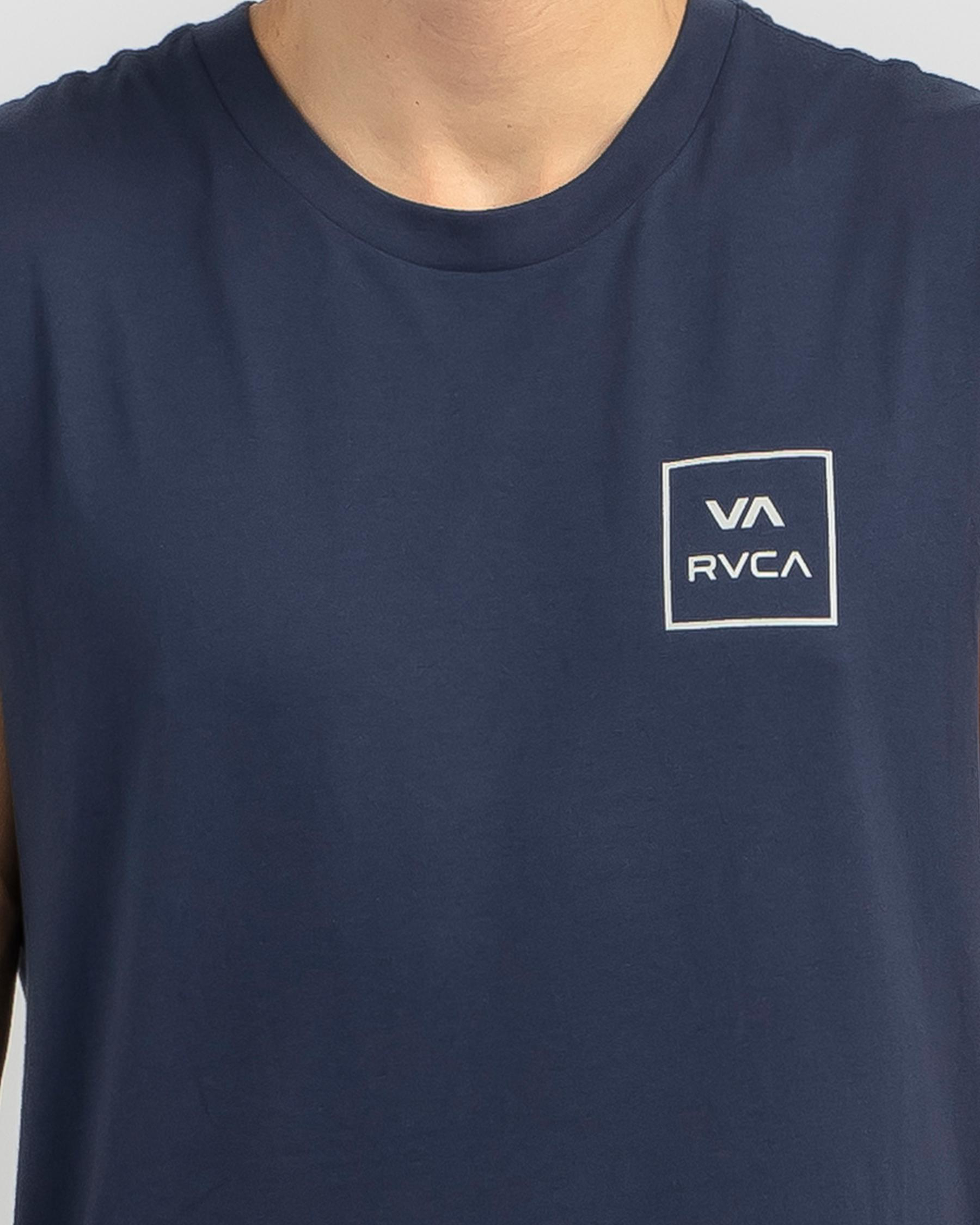 RVCA Mens Va All The Ways Muscle Shirts (Vintage Navy) main image 1