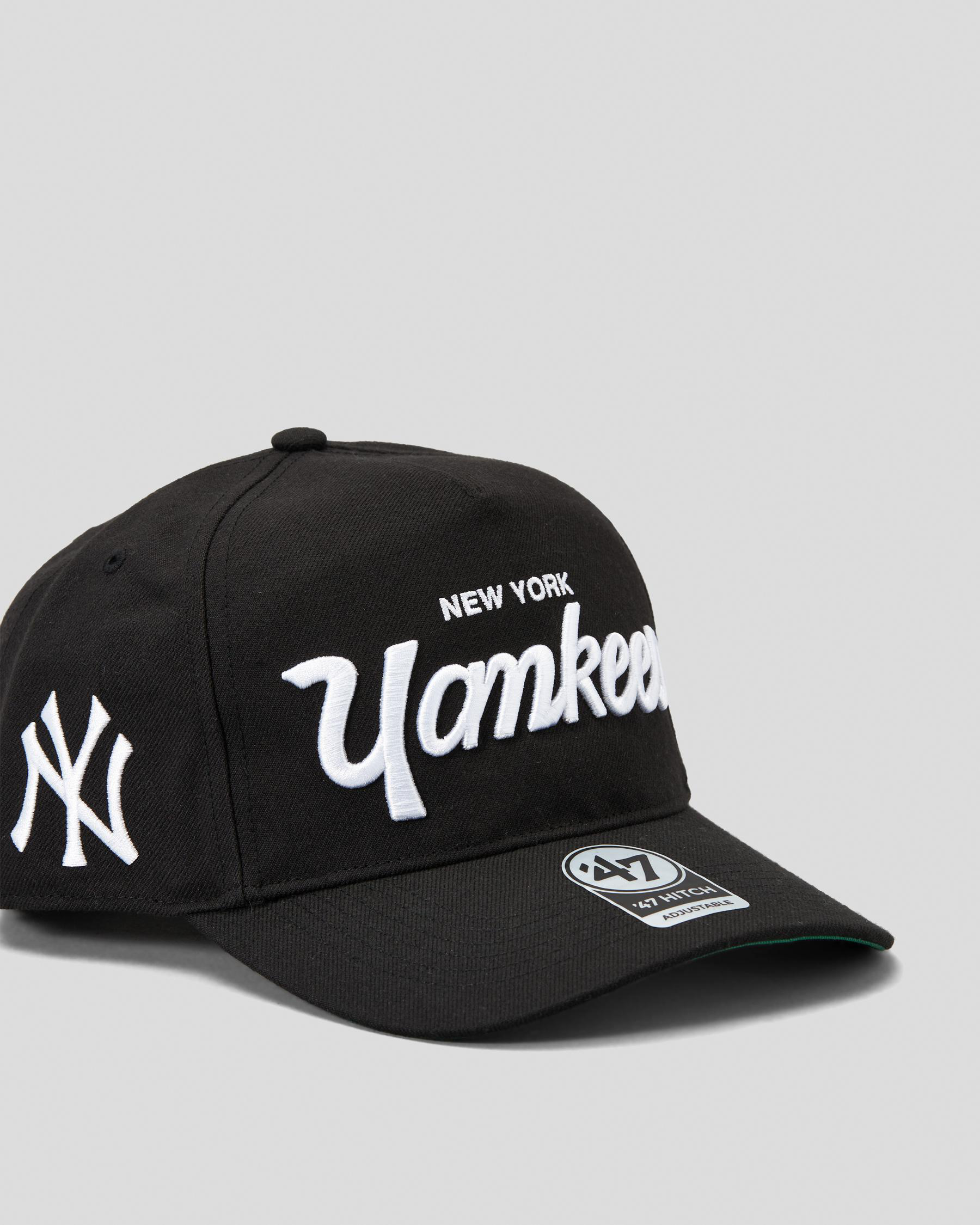 Forty Seven New York Yankees Attitude 47 Hitch Cap In Black/white