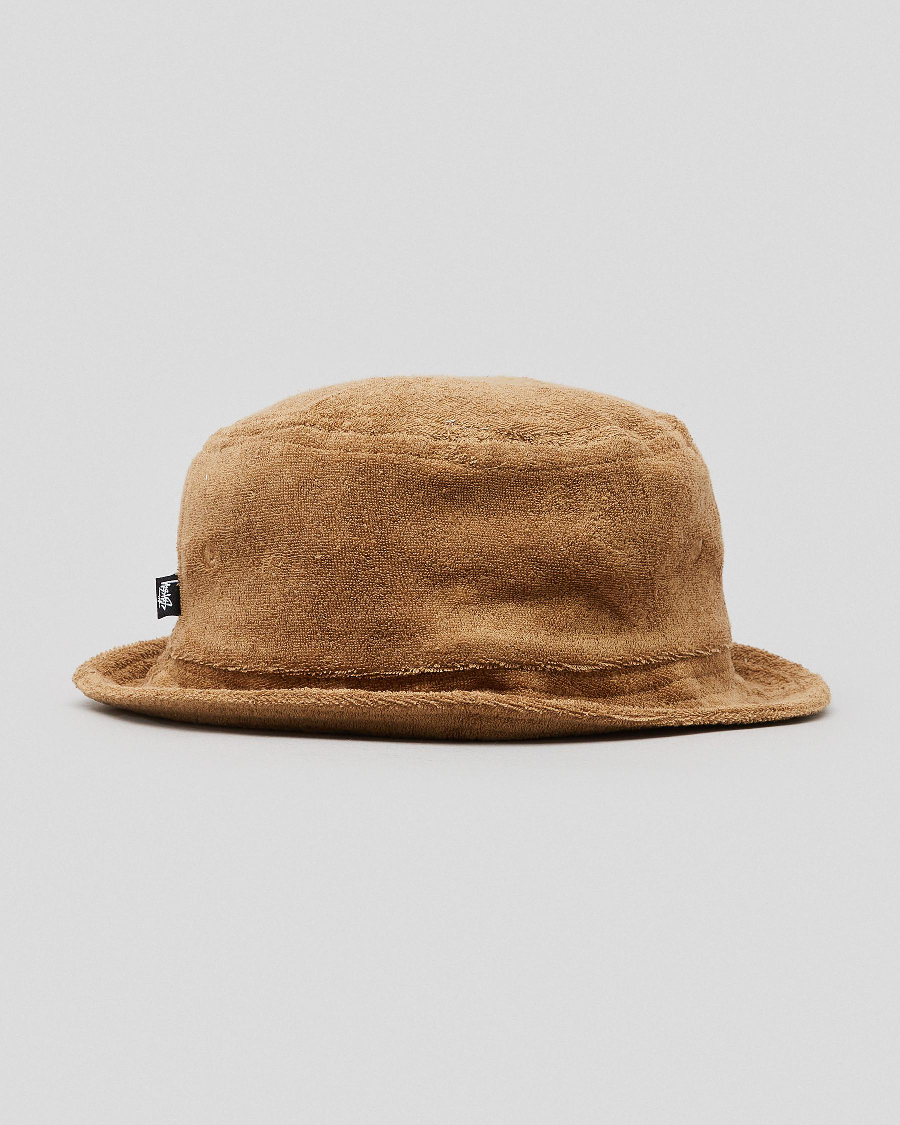 Shop Stussy Terry Bucket Hat In Tobacco - Fast Shipping & Easy