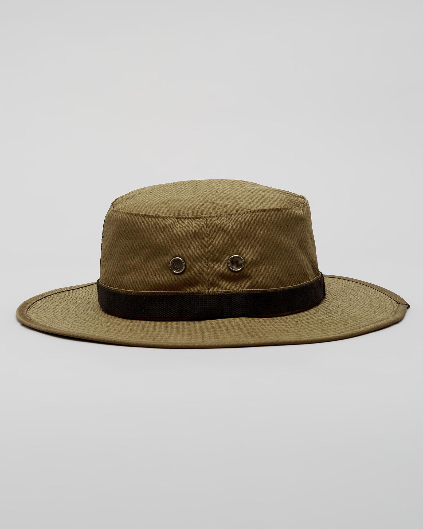 Shop Rip Curl Searchers Wide Brim Hat In Kangaroo - Fast Shipping ...
