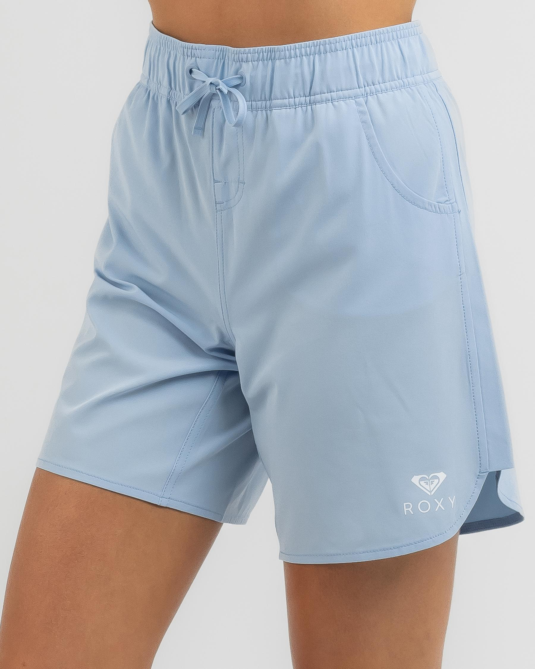 Roxy Wave Eco Board Shorts In Cerulean - Fast Shipping & Easy Returns ...