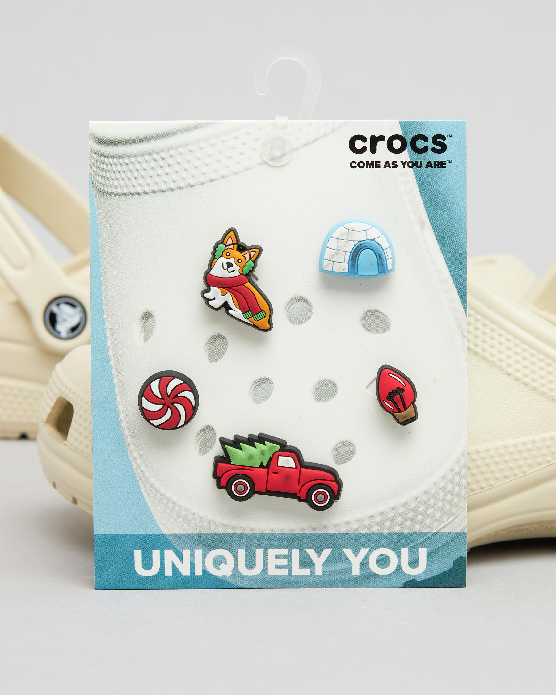 Crocs Xmas Jibbitz 5 Pack In Multi FREE* Shipping & Easy Returns