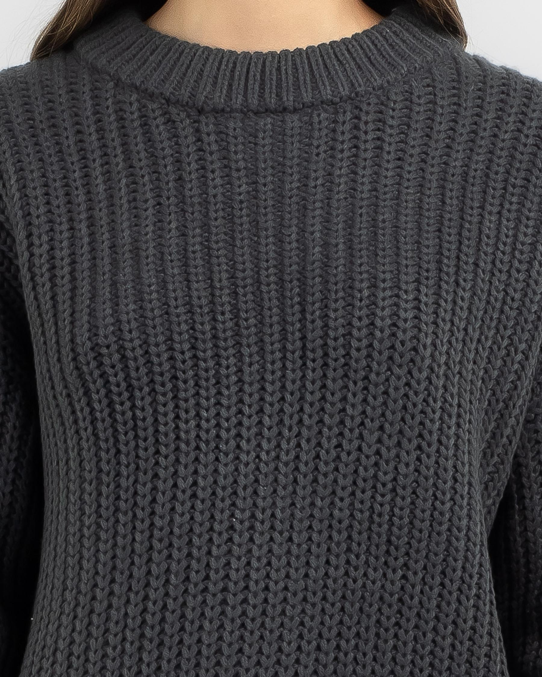 Pull Roxy Manhattan Calling - Taille M - Blanc - Coton Tricoté - Occasion Très Bon état
