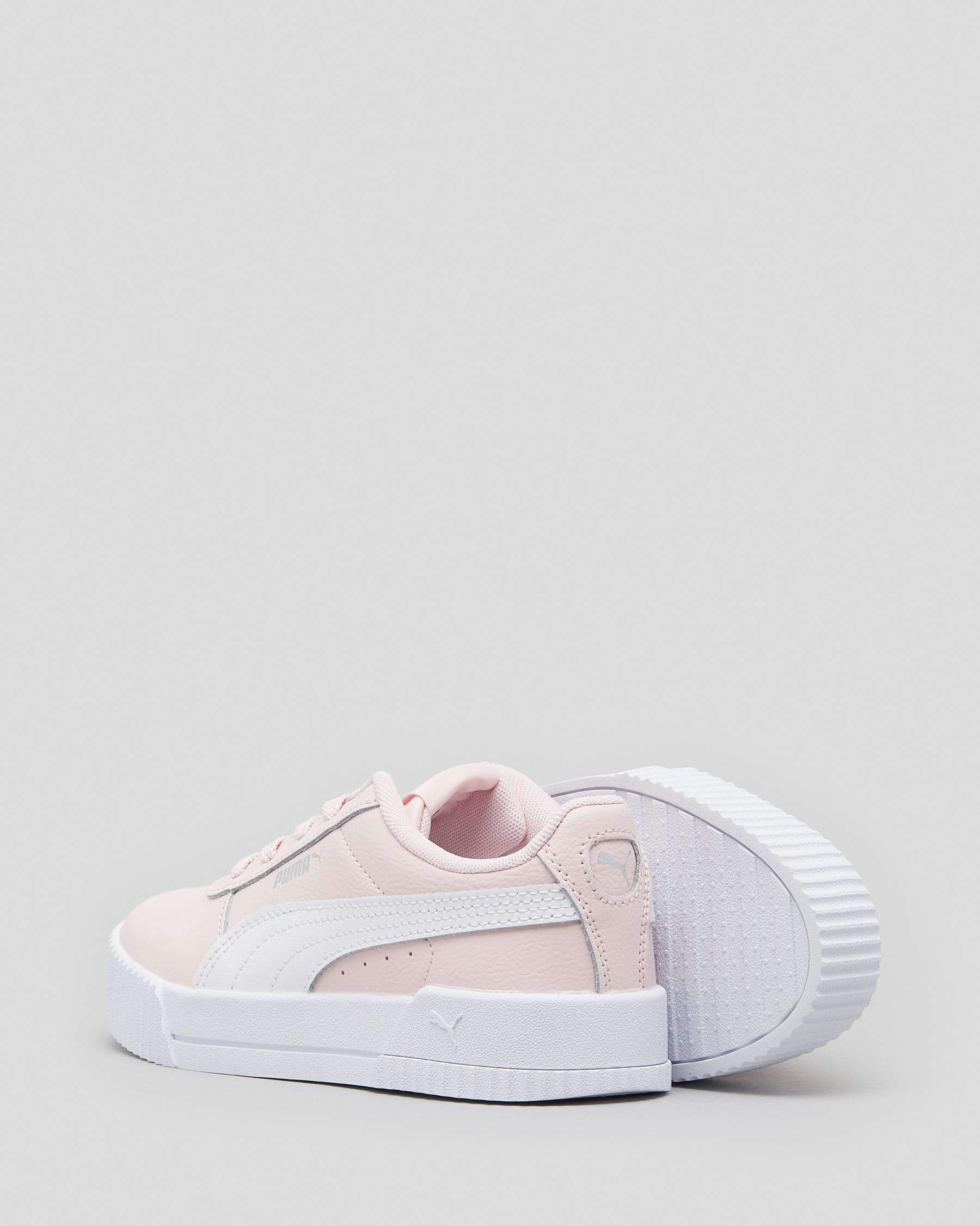 Puma Girls' Carina Shoes In Chalk Pink/puma White - Fast Shipping ...