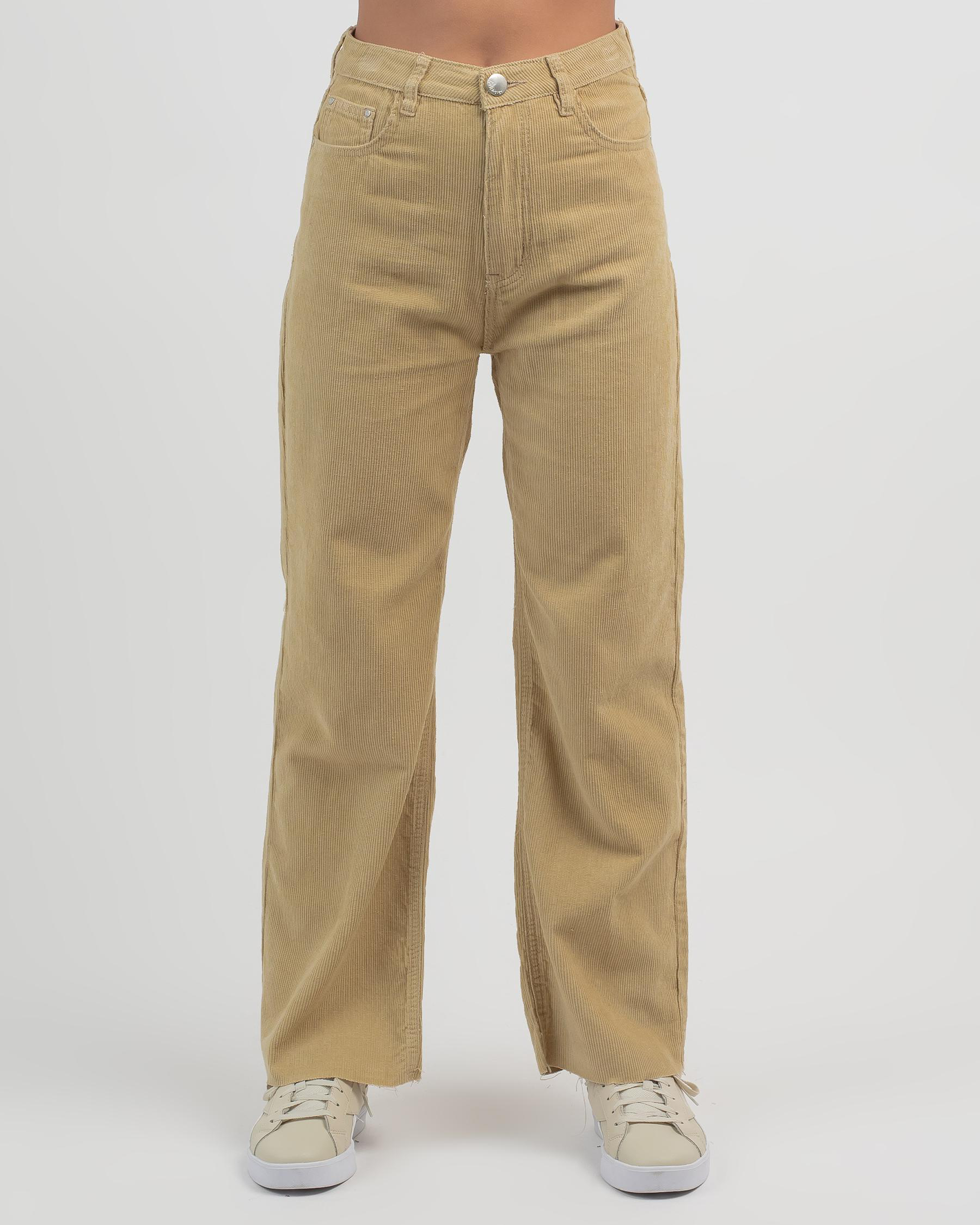 Shop Ava And Ever Girls' Ramona Pants In Sand - Fast Shipping & Easy ...