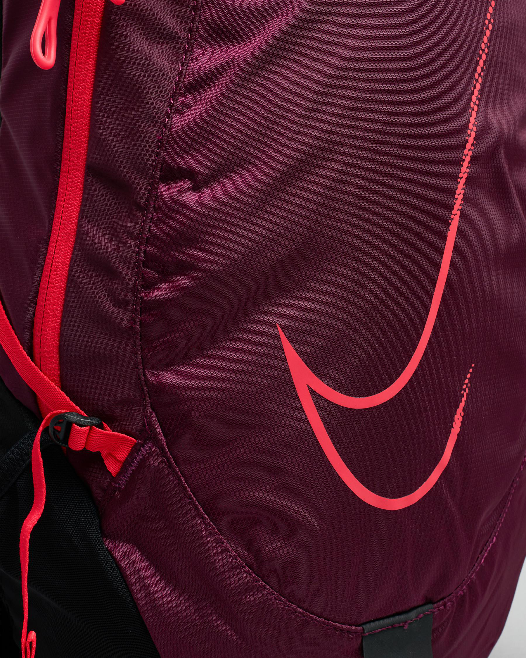 Shop Nike Run Commuter Backpack In Printed Sangria/black/siren Red