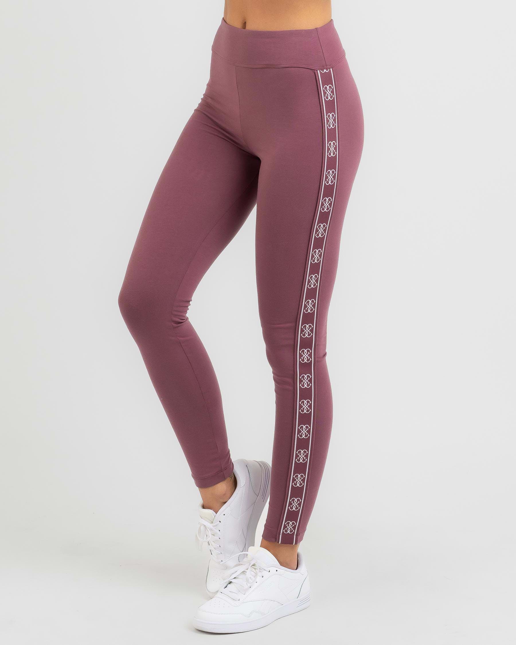 GUESS Doreen 4x4 Leggings In Wine Cellar - FREE* Shipping & Easy Returns -  City Beach United States
