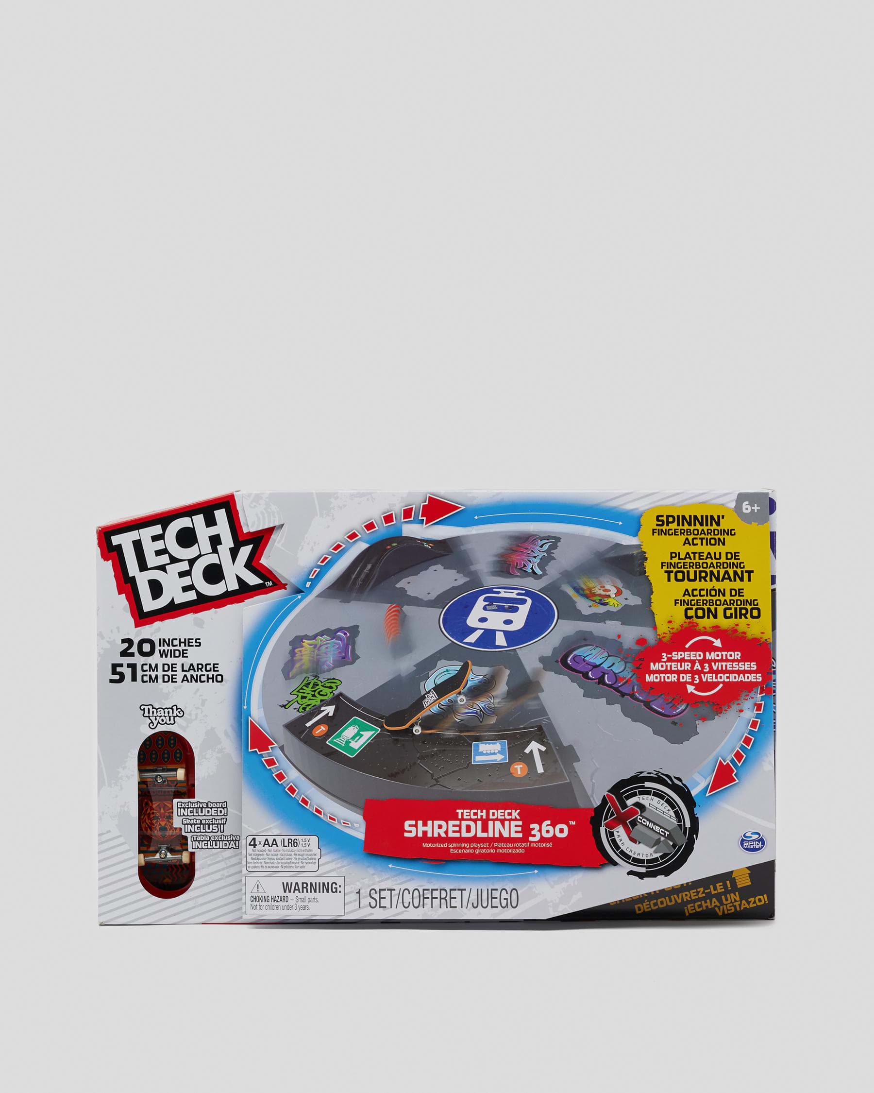 Tech Deck - Playset Giratório Motorizado Shredline 360°