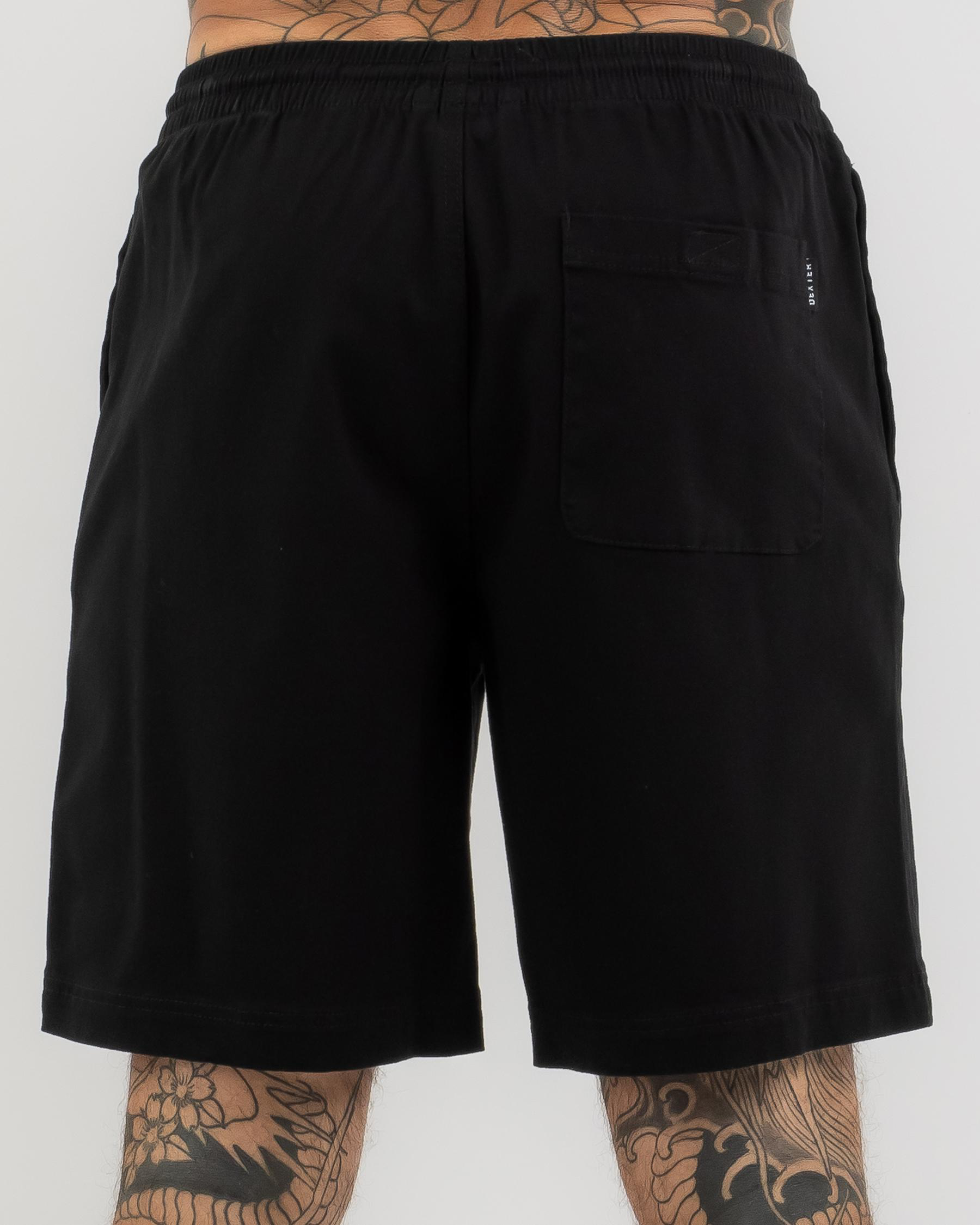 Dexter Zone Mully Shorts In Black - Fast Shipping & Easy Returns - City ...