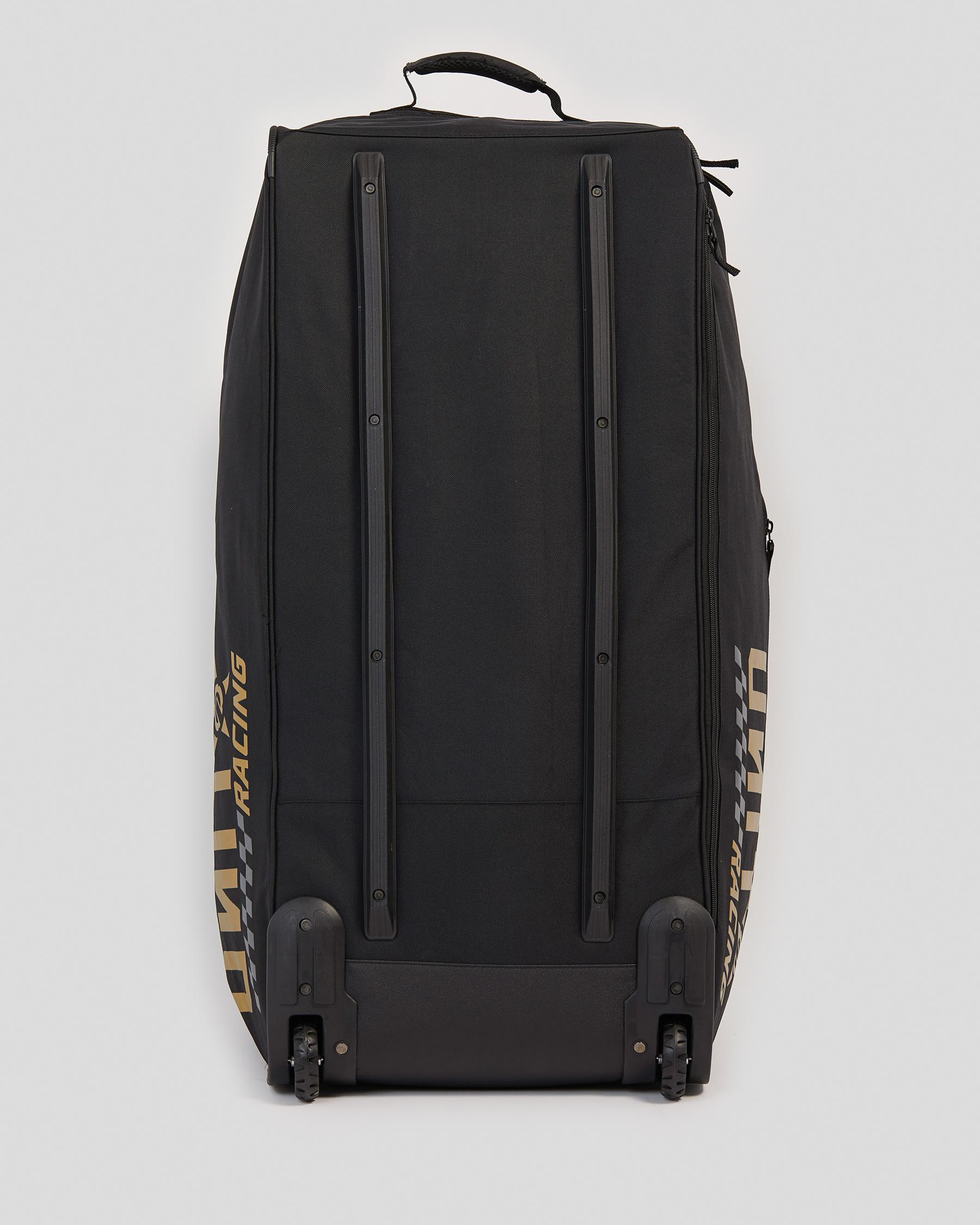 Shop Unit Racing Gear Travel Bag In Black - Fast Shipping & Easy ...