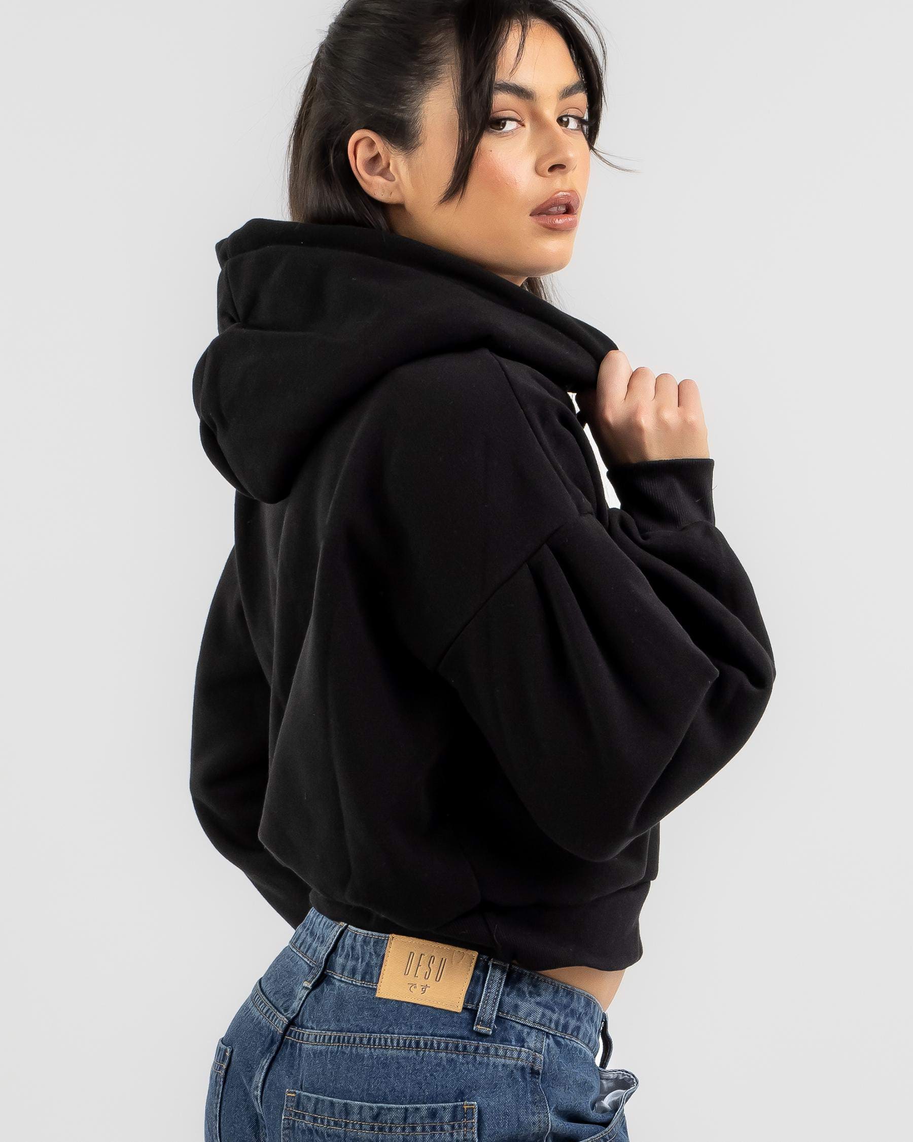 Ava And Ever Alba Hoodie In Black - Fast Shipping & Easy Returns - City ...