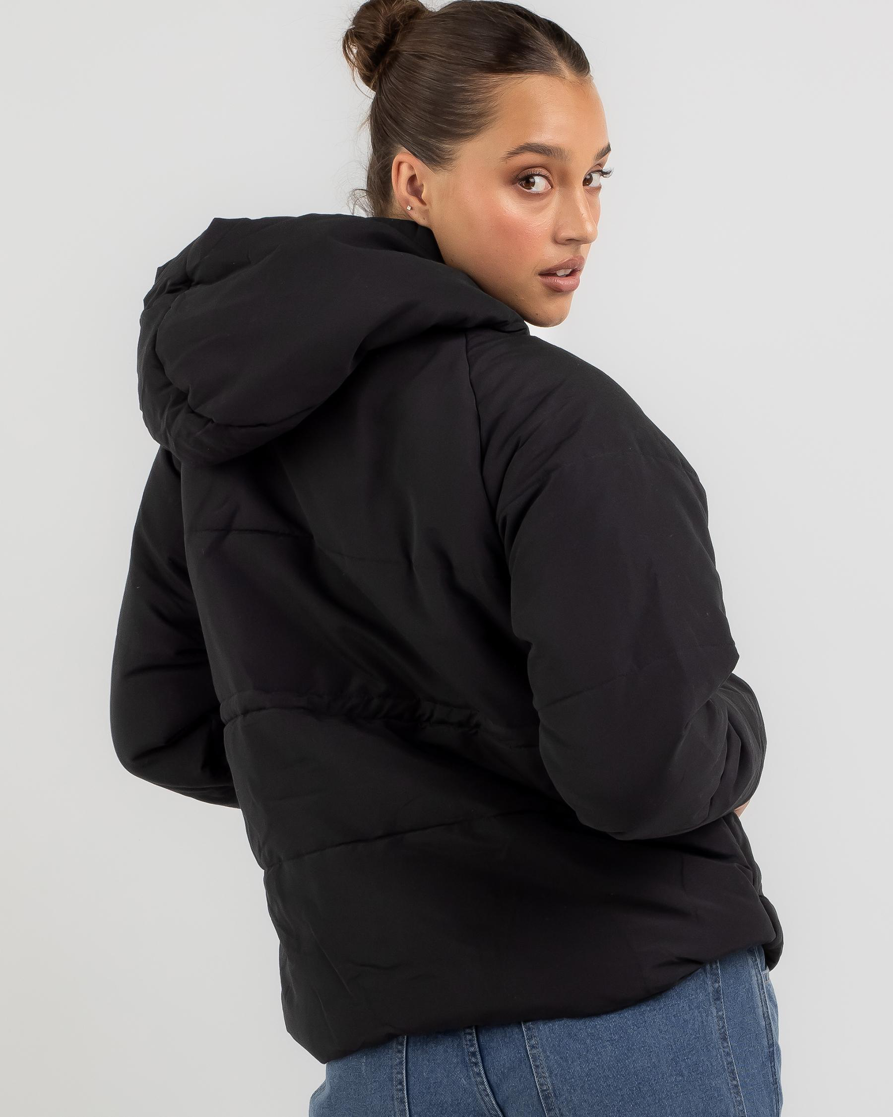 Shop Ava And Ever Alaska Puffer Jacket In Black - Fast Shipping & Easy ...
