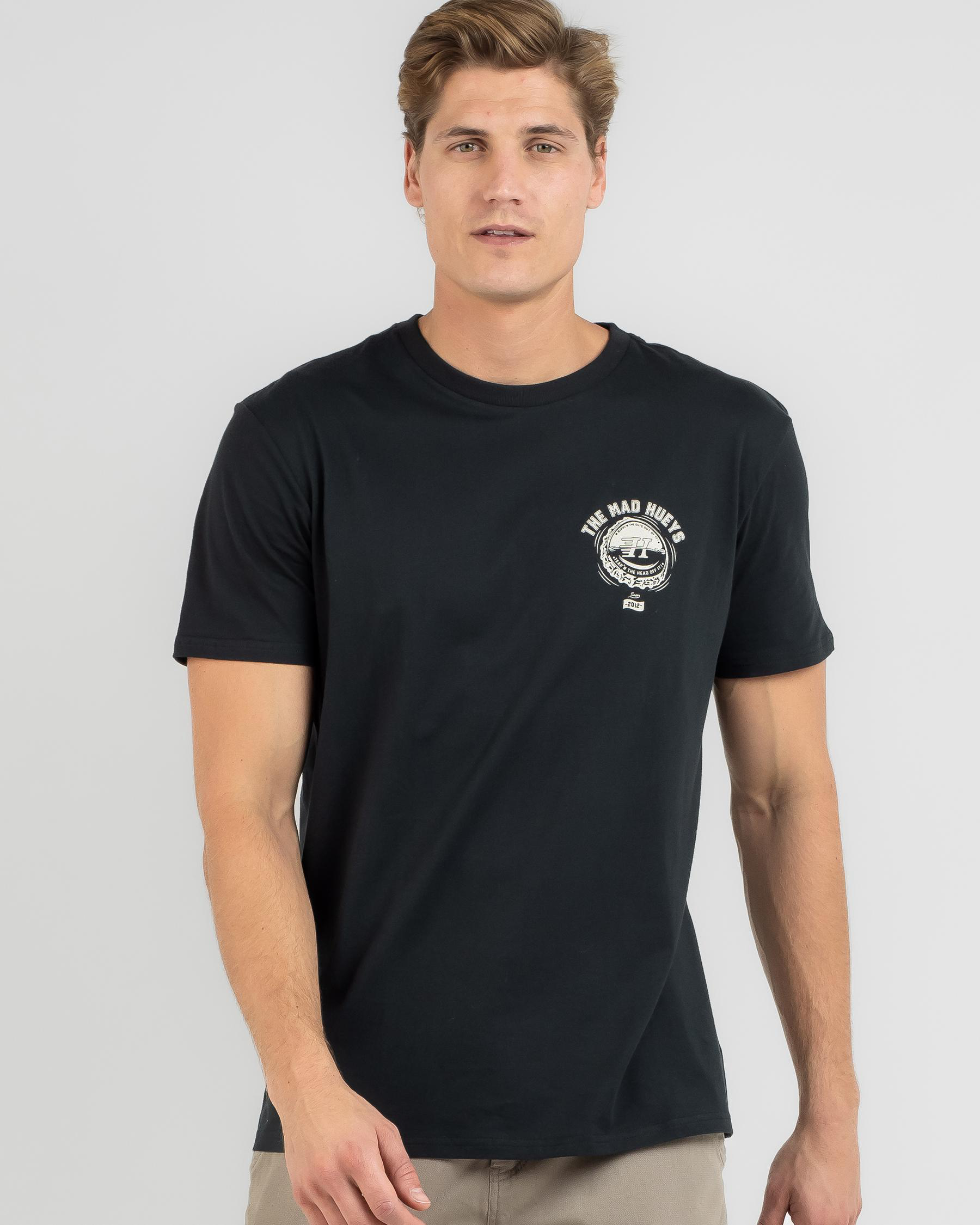 Shop The Mad Hueys Ripping TShirt In Black Fast Shipping & Easy