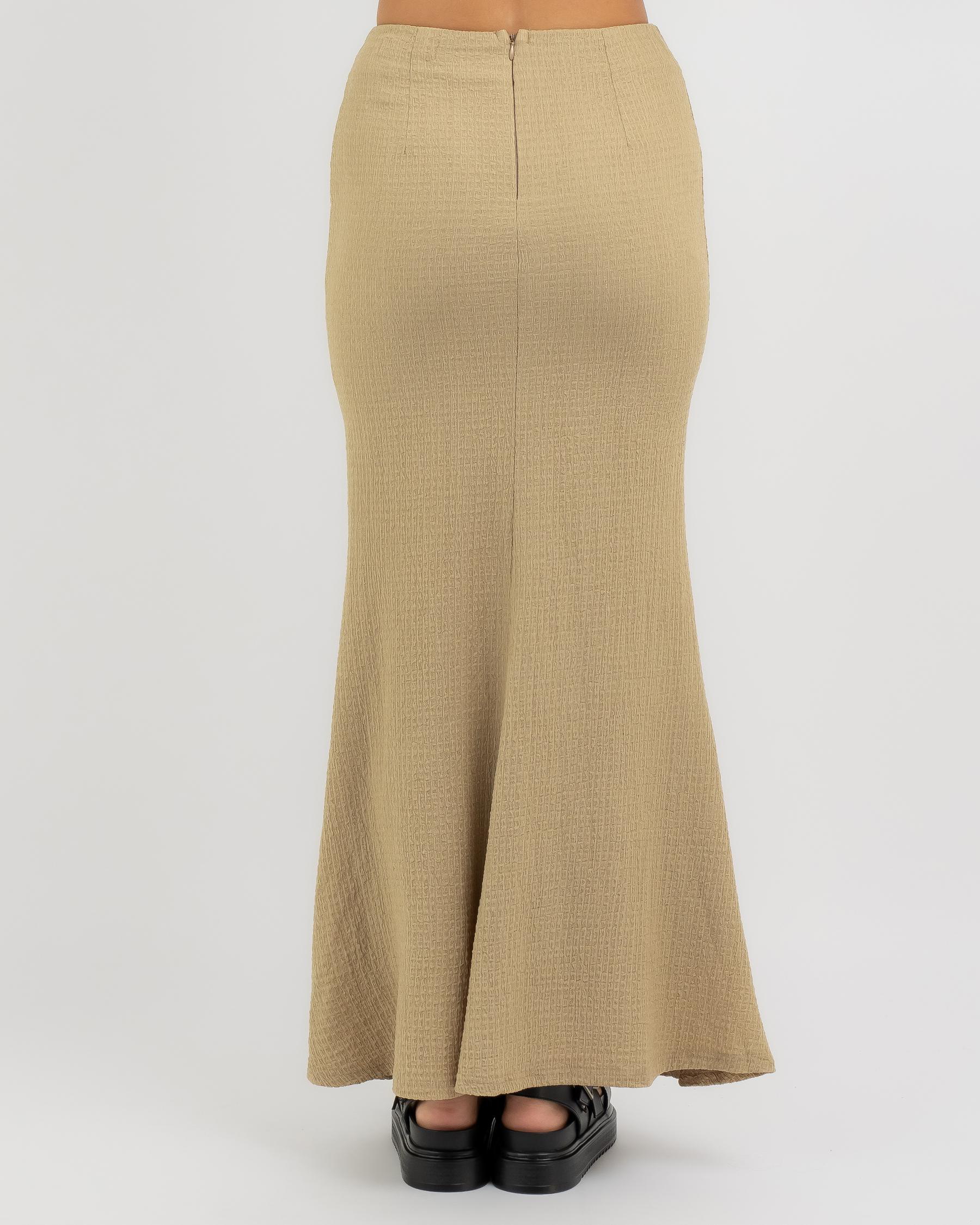 Nahla Striped Asymmetrical Skirt main image 1