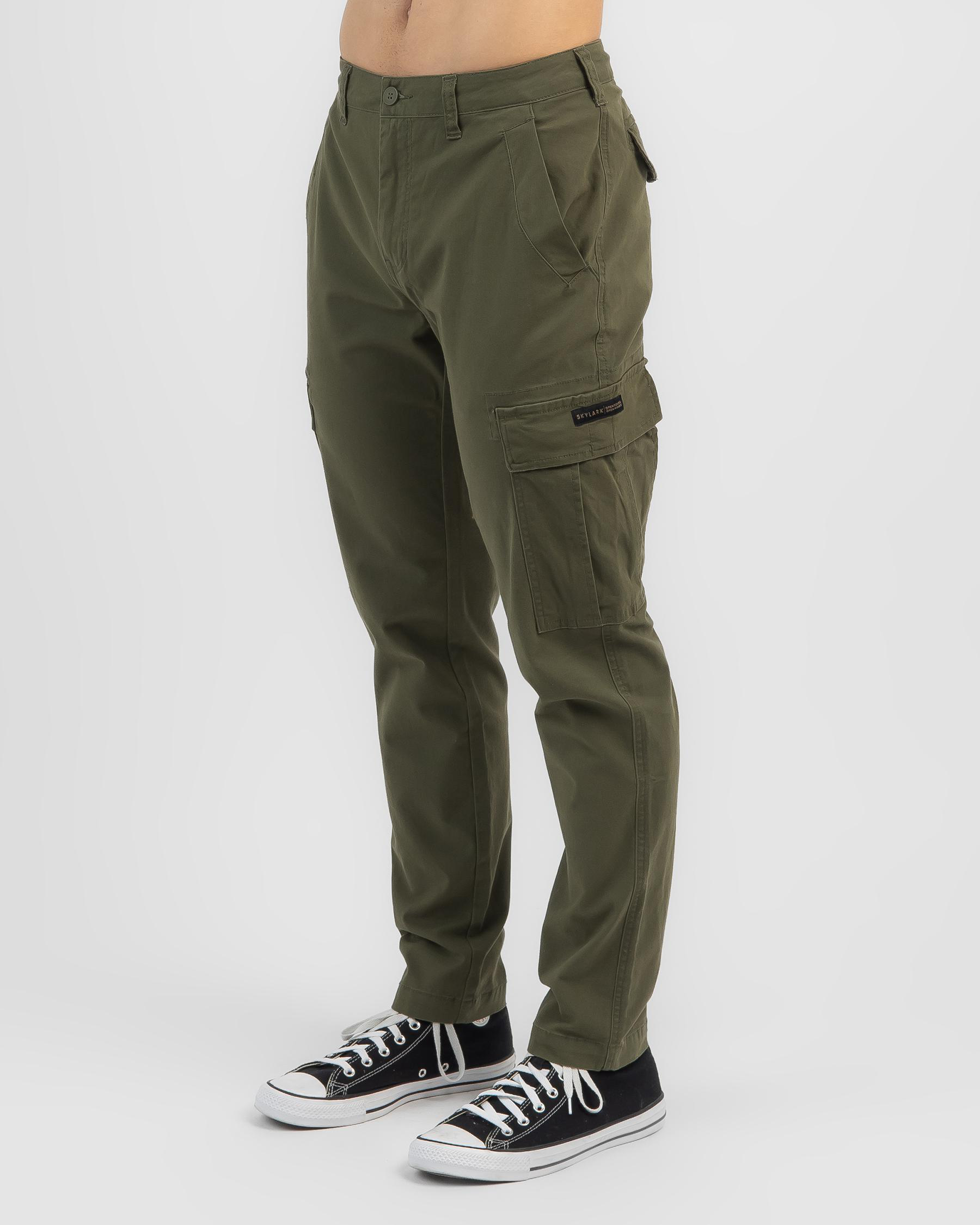 Shop Skylark Identity Cargo Pants In Olive Fast Shipping & Easy