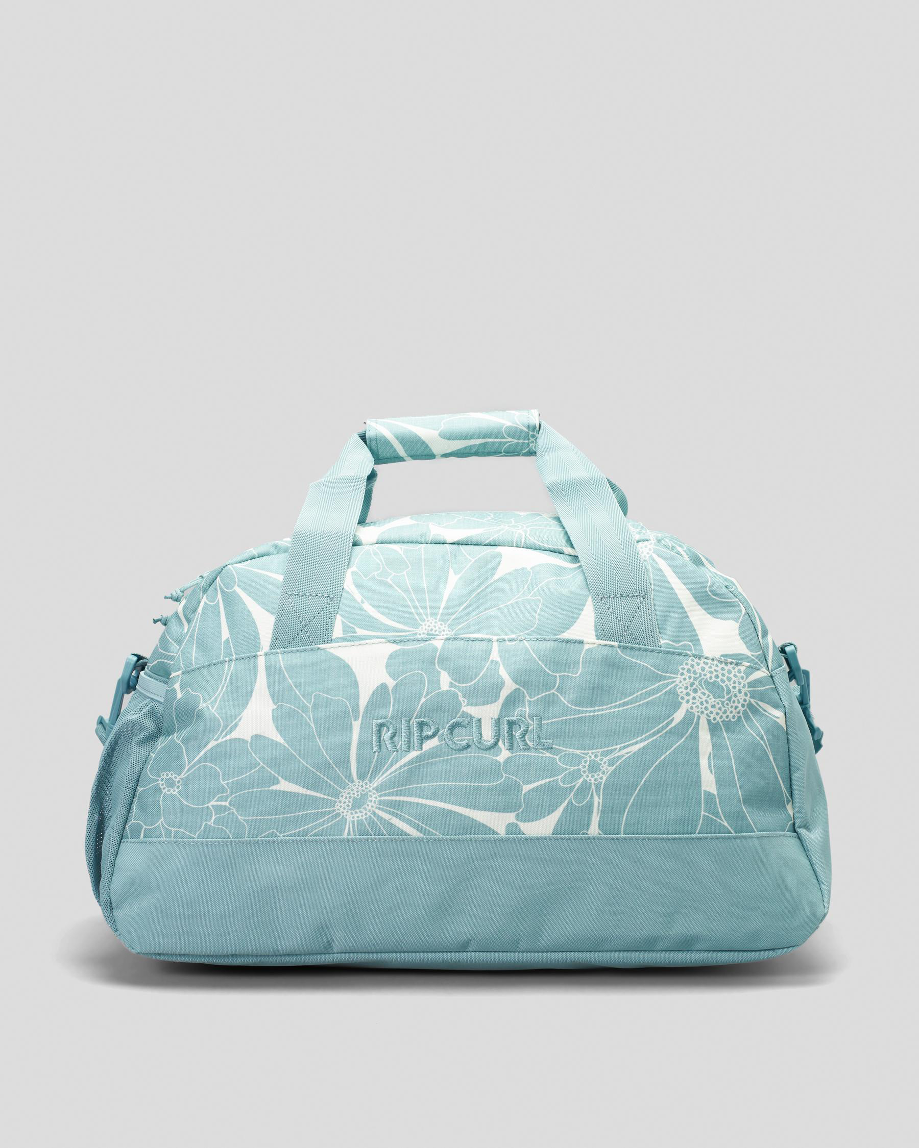 Rip Curl Mix Floral Gym Bag In Dusty Blue Fast Shipping & Easy