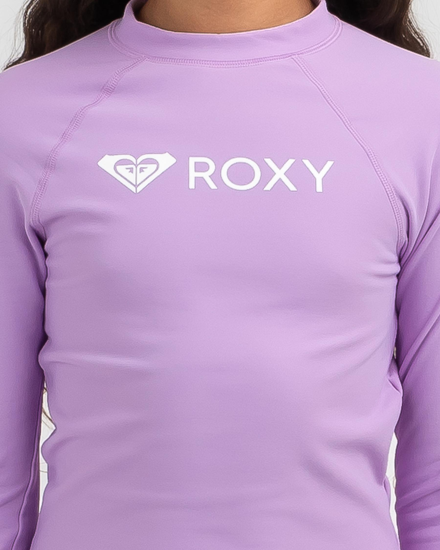 Girls 2-7 Roxy Heater Long Sleeve Rash Vest main image 1