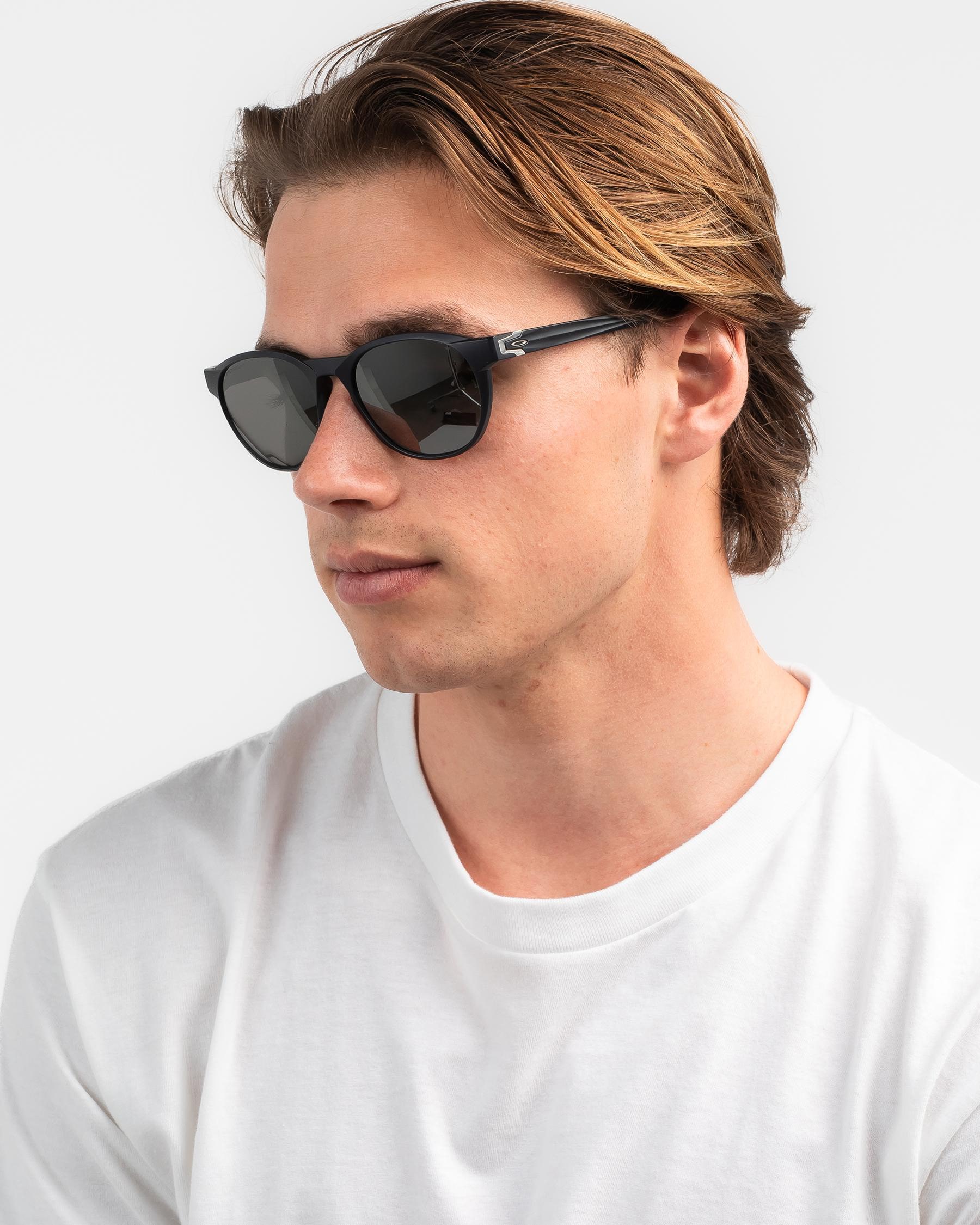 Shop Oakley Reedmace Prizm Sunglasses In Matte Black W/ Prizm Black ...