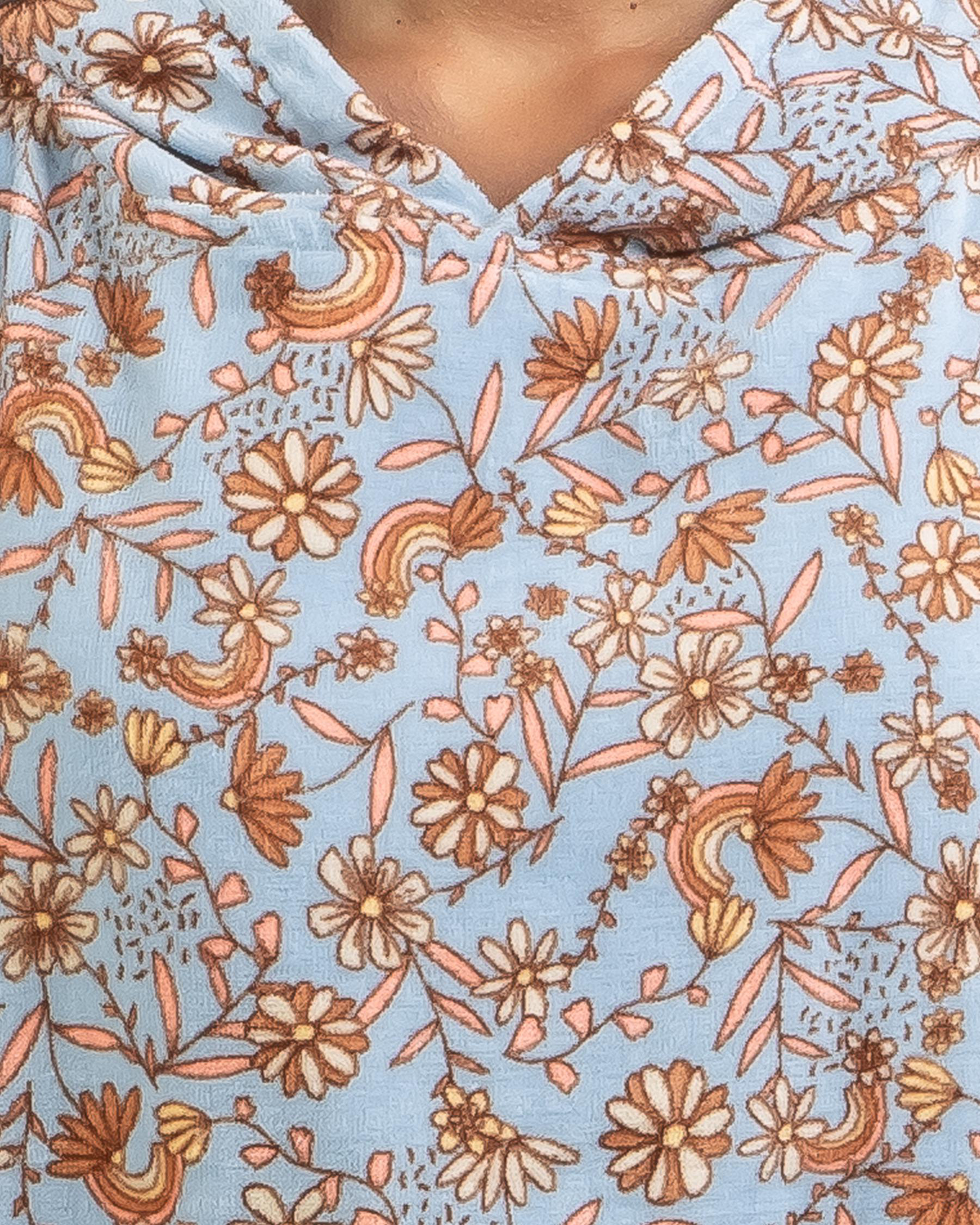 Roxy Stay Magical Printed Hooded Towel In Anthracite