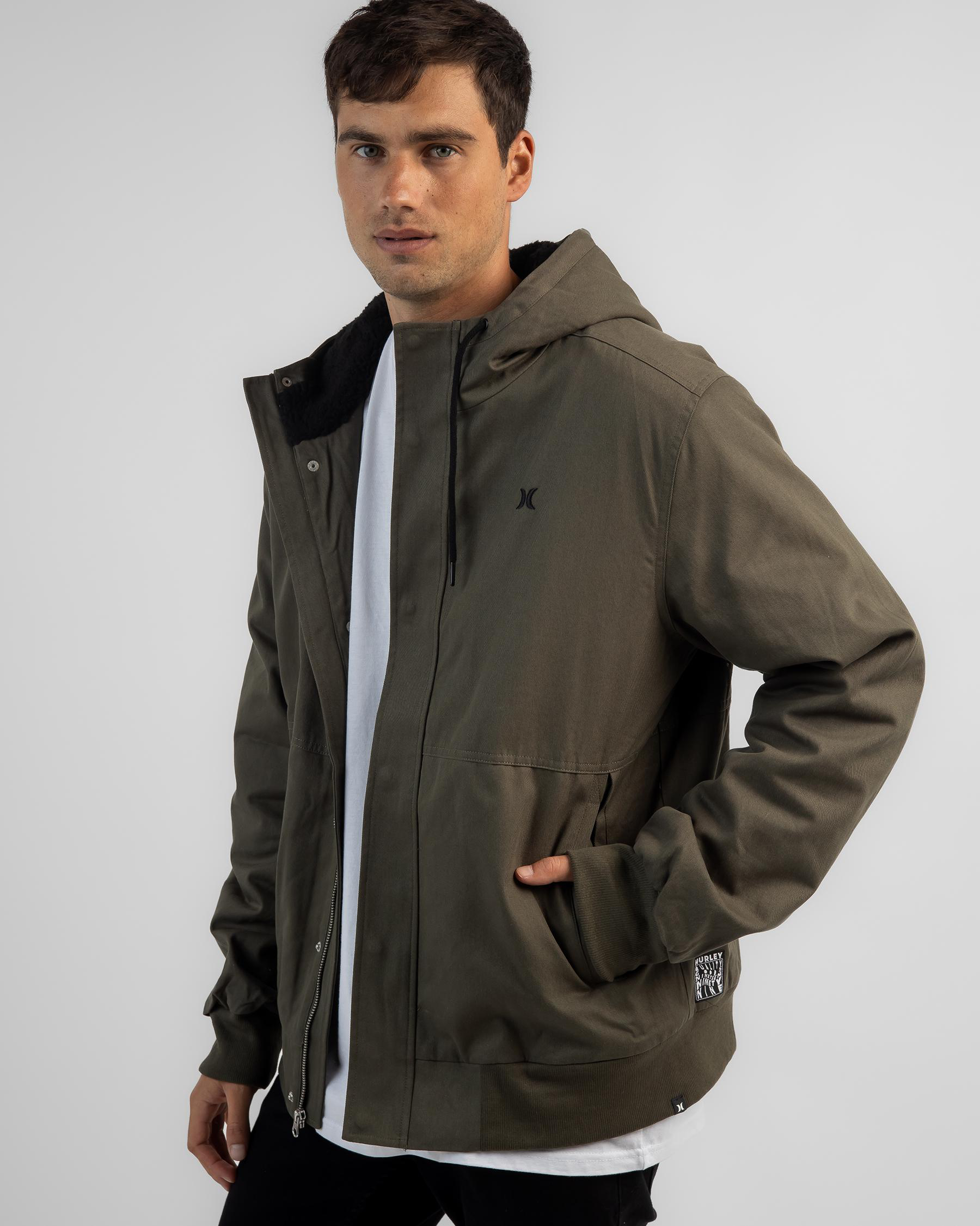 Hurley Swell Jacket In Cargo Fast Shipping & Easy Returns City Beach New Zealand