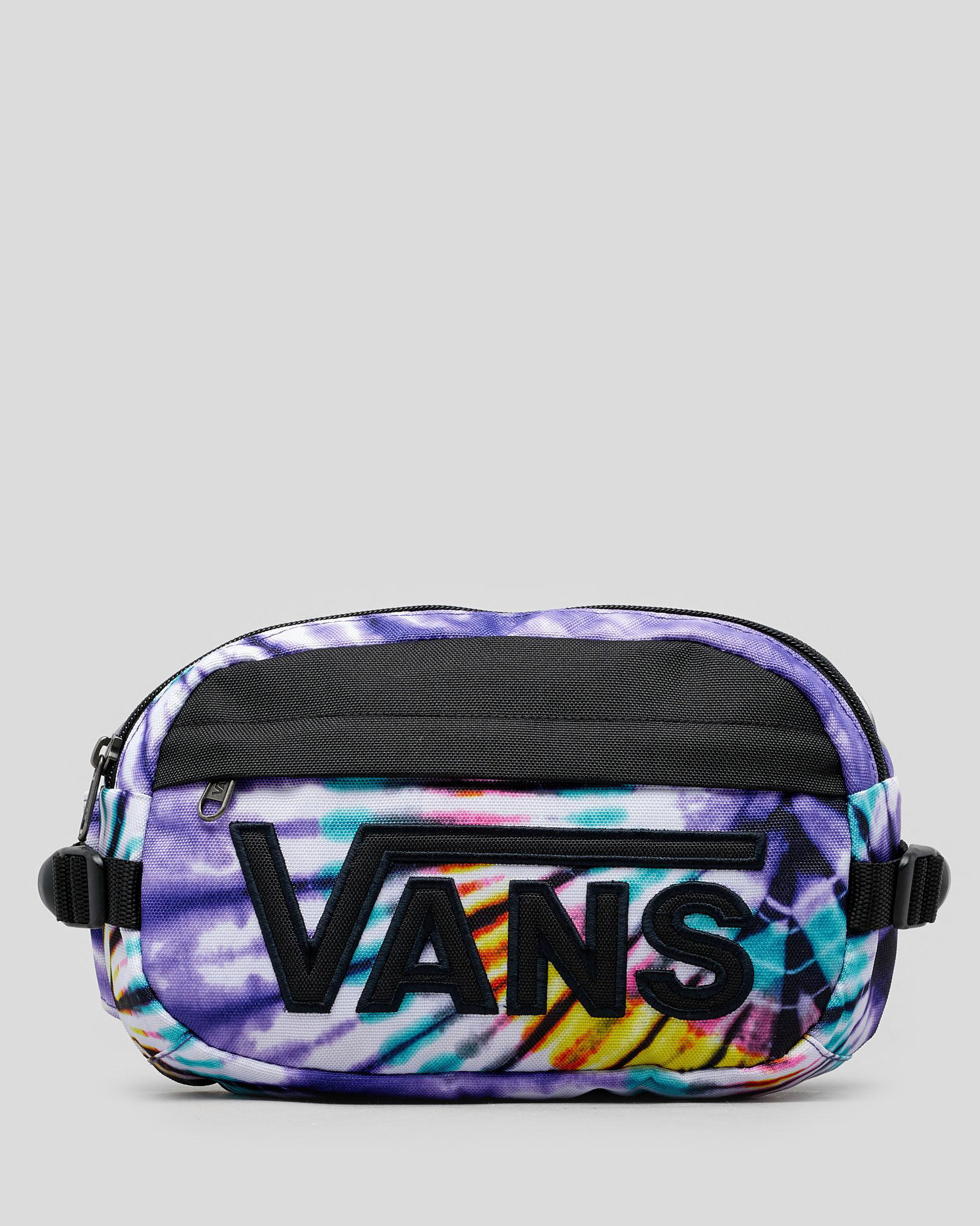 Shop Vans Survey Cross Body Bag In New Age Purple Tie Dye Fast