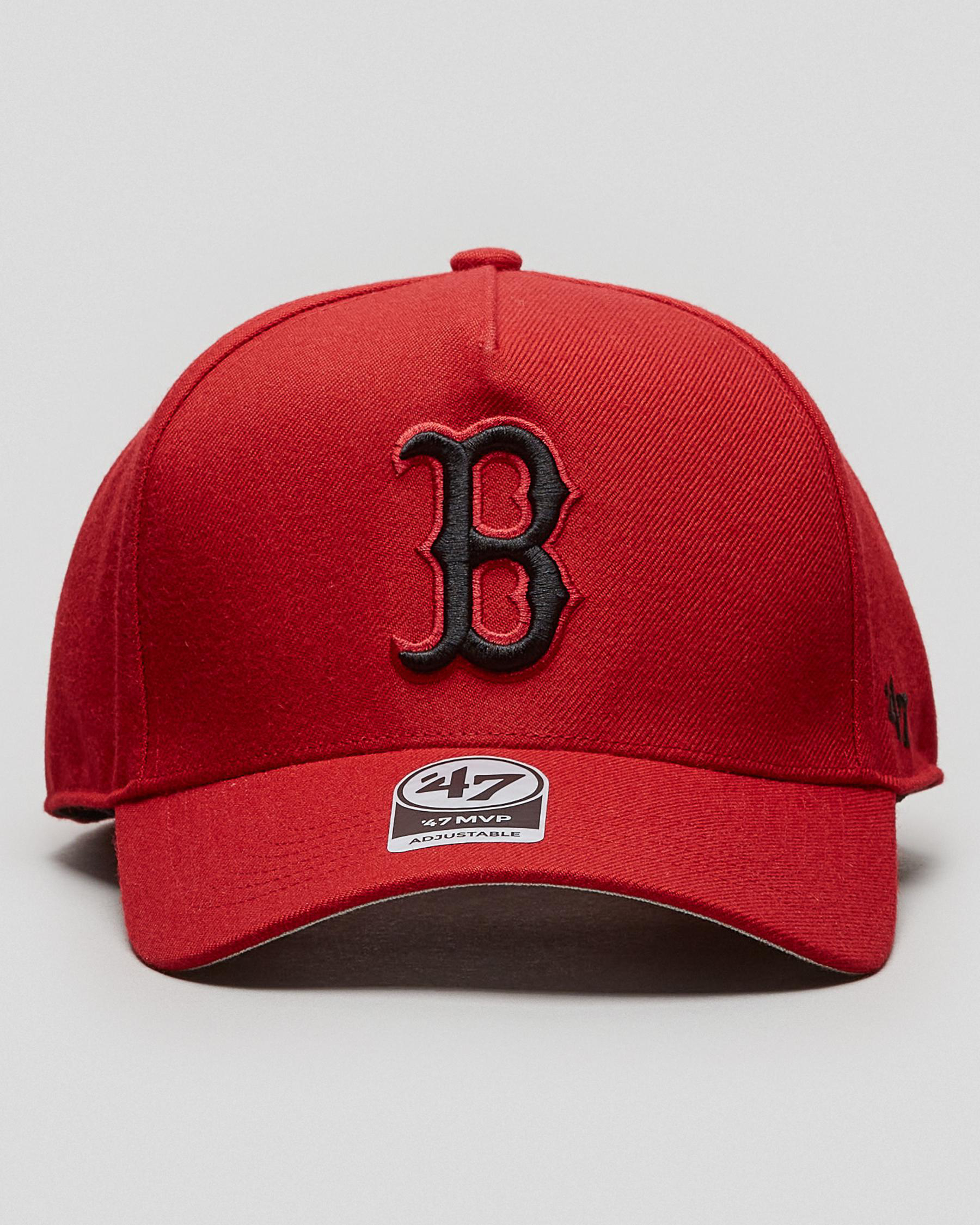 Forty Seven Boston Red Sox 47 MVP DT Snapback Cap In Red - Fast ...