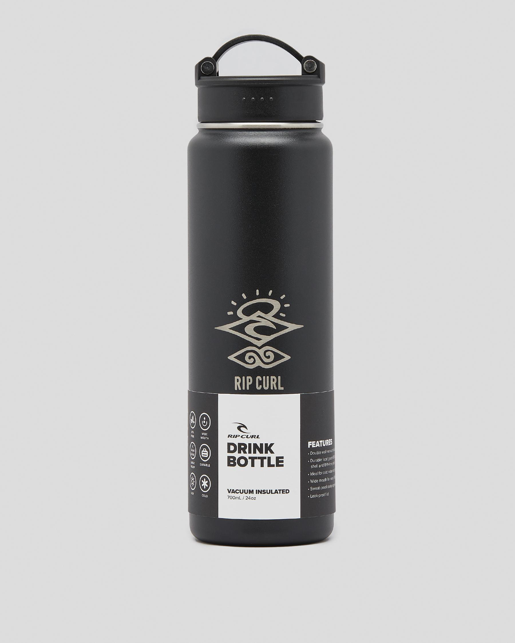 Rip Curl Search 700ml Drink Bottle In Black FREE* Shipping & Easy