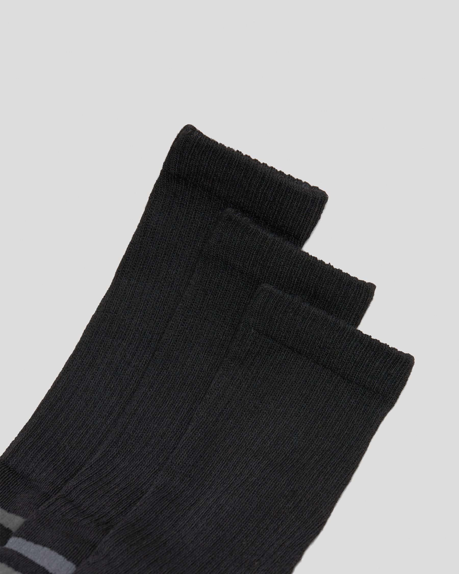 Shop John Deere Crew Work Socks 3 Pack In Black/grey Fast Shipping & Easy Returns City Beach