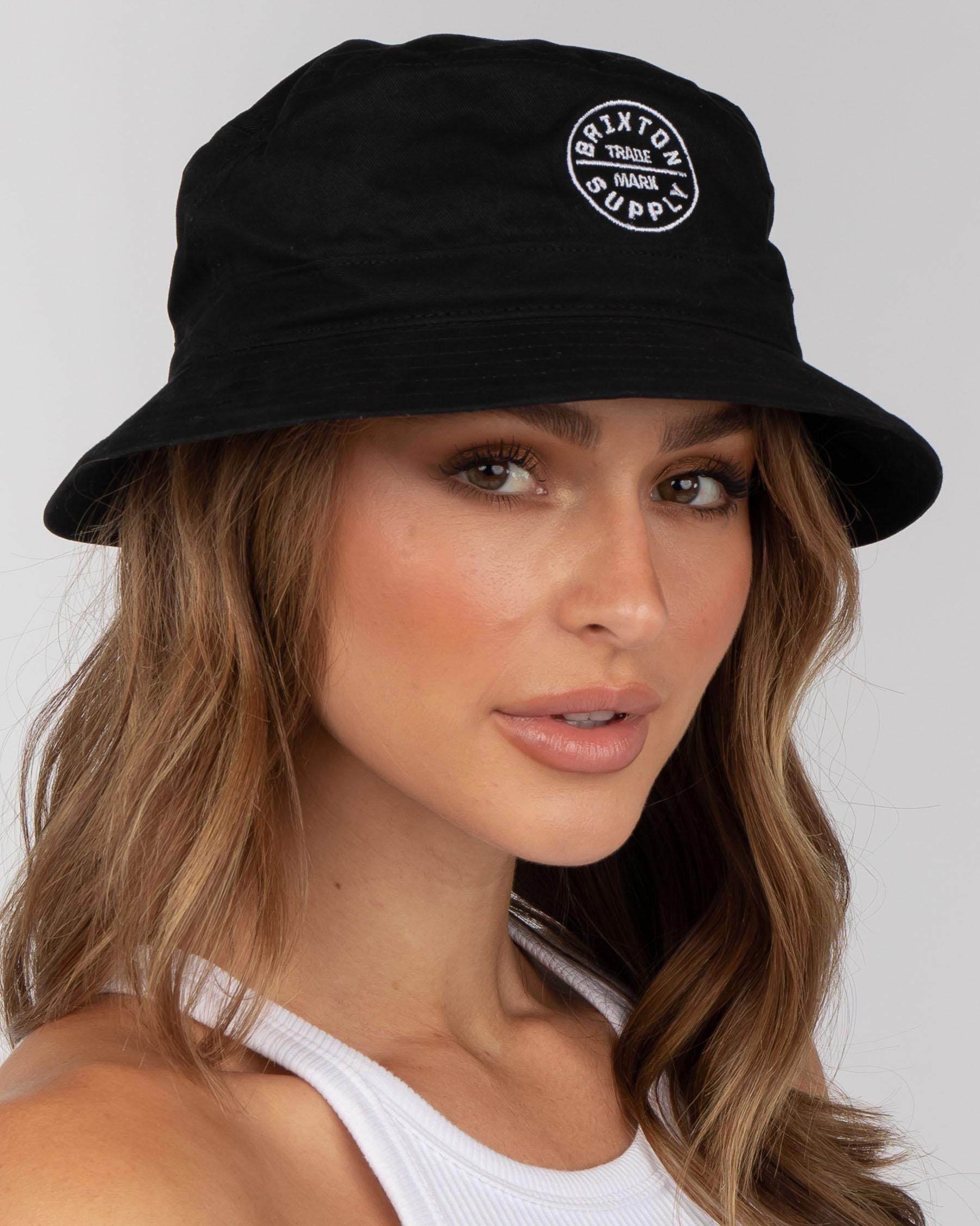 Brixton Oath Bucket Hat In Black | City Beach Australia