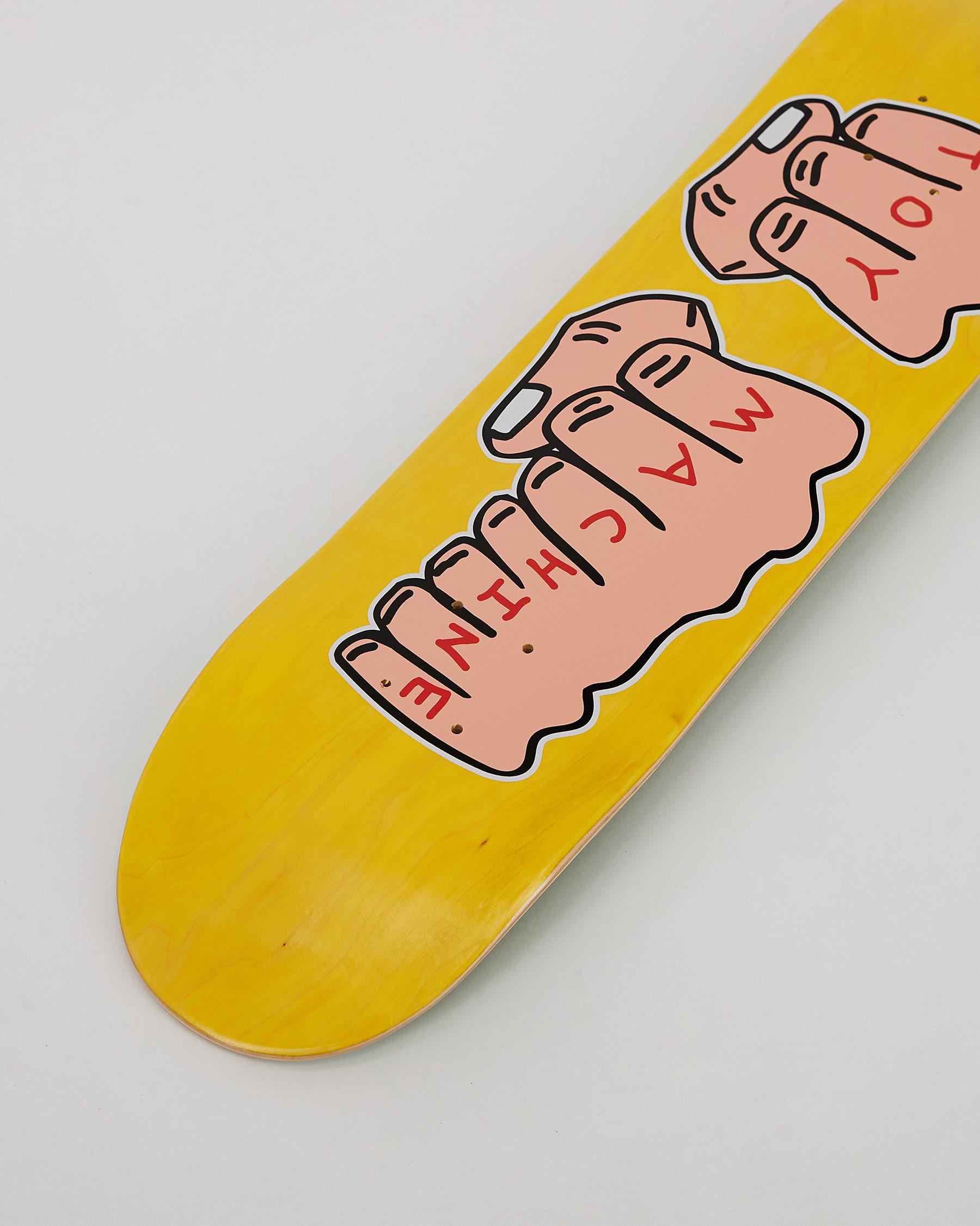 Shop Toy Machine Fists Skateboard Deck In Assorted Fast Shipping