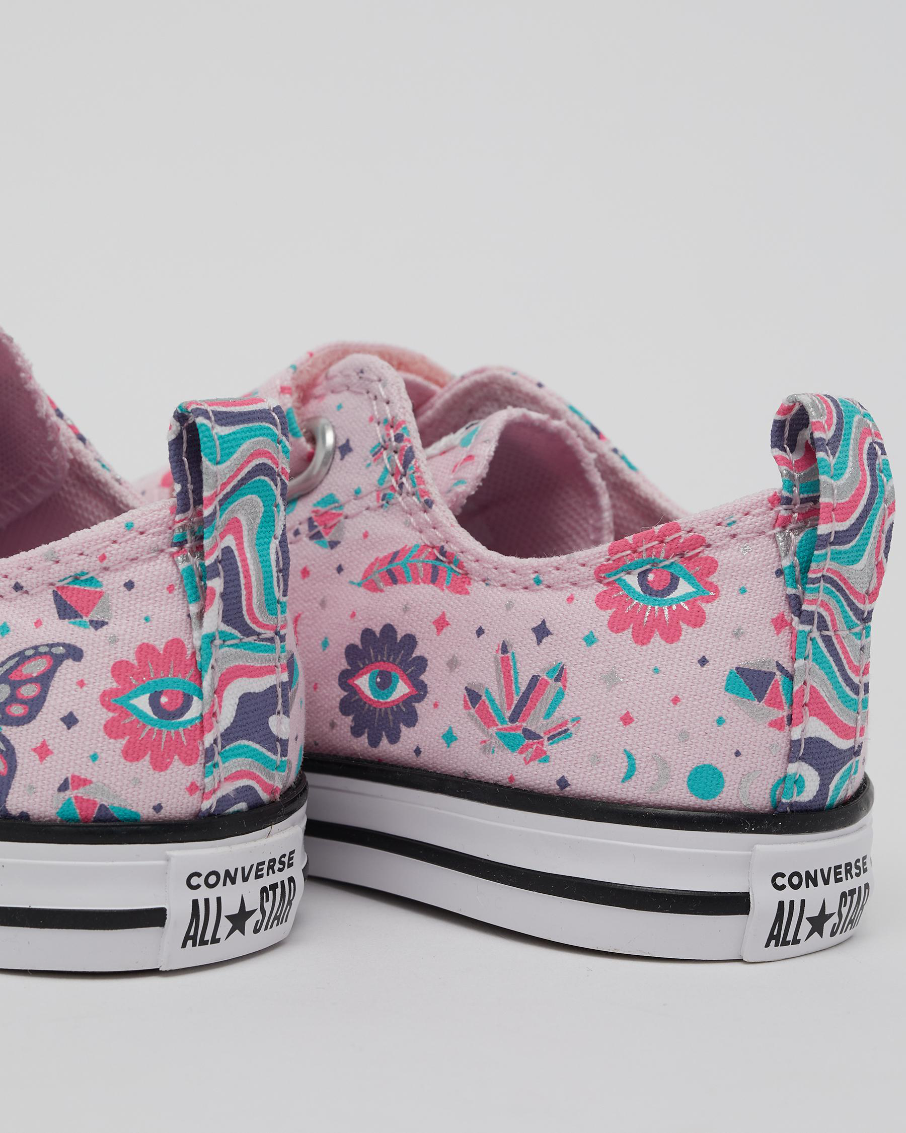 Shop Converse Toddlers' Chuck Taylor All Star Shoes In Pink Foam/slate