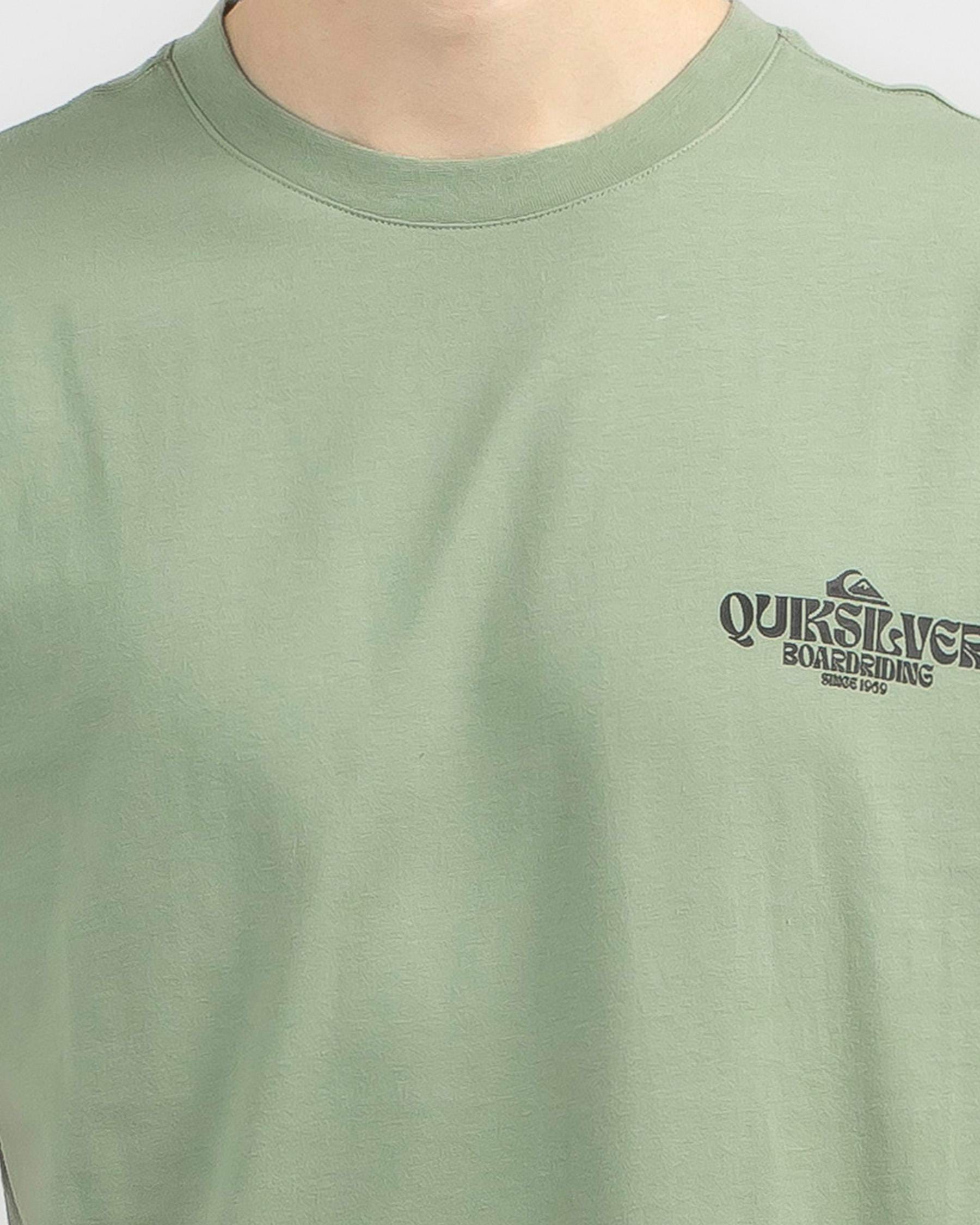 Quiksilver Bold Move T-Shirt In Iceberg Green - Fast Shipping & Easy ...