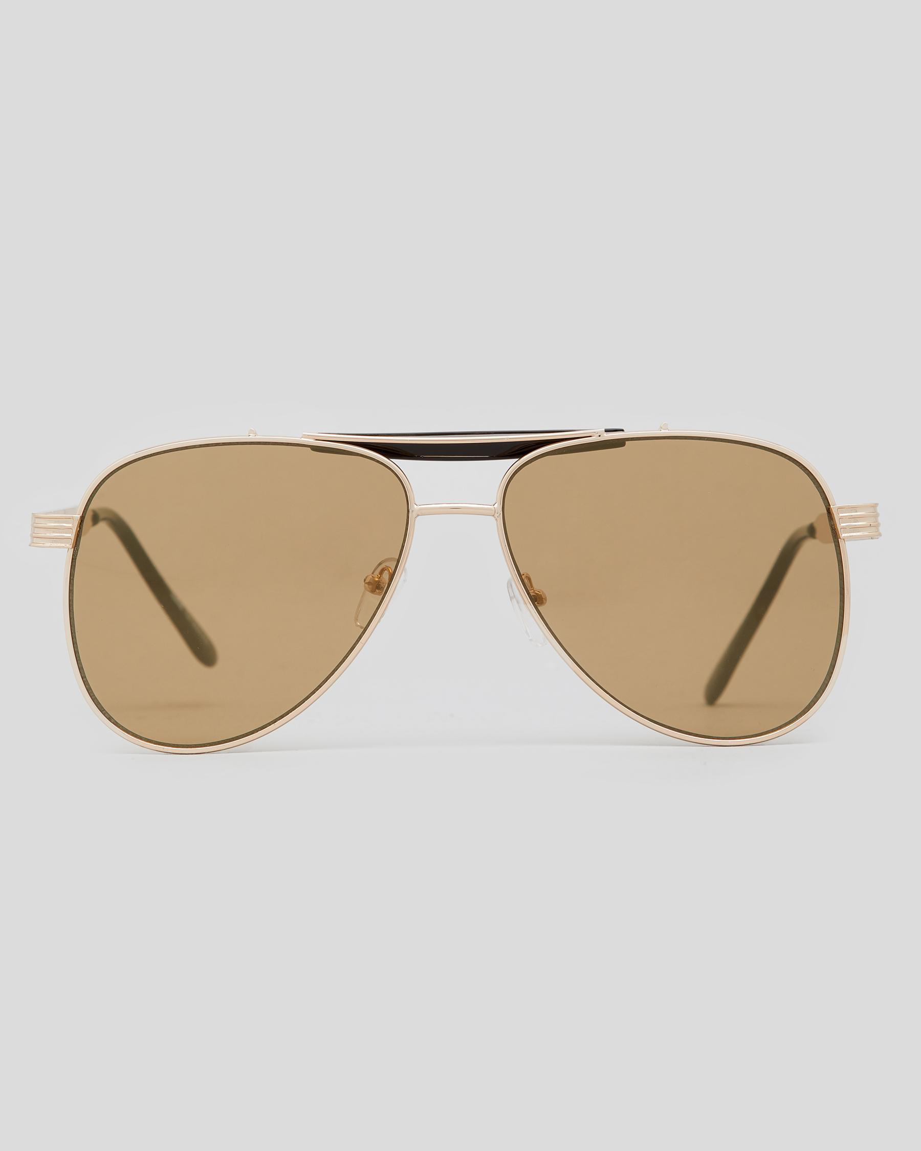Shop Lucid Florence Sunglasses In Gold Fast Shipping & Easy Returns