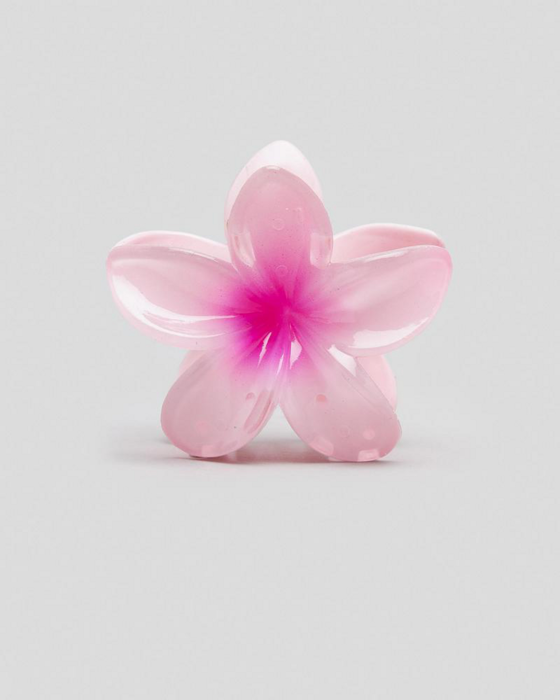 Shop Karyn In LA Frangipani Hair Claw Clip In Pink Fast Shipping
