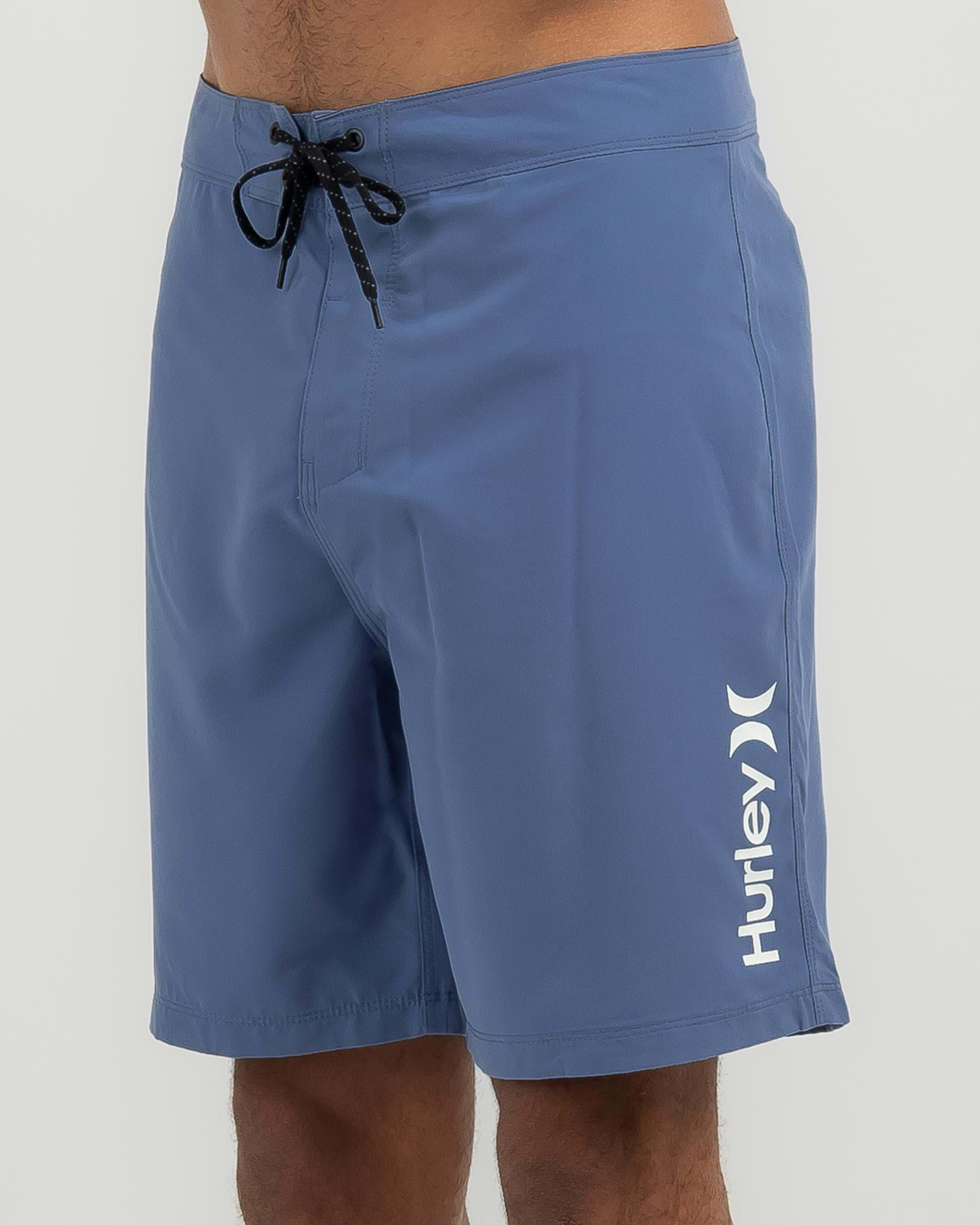 Shop Hurley One And Only Board Shorts In Blue - Fast Shipping & Easy ...