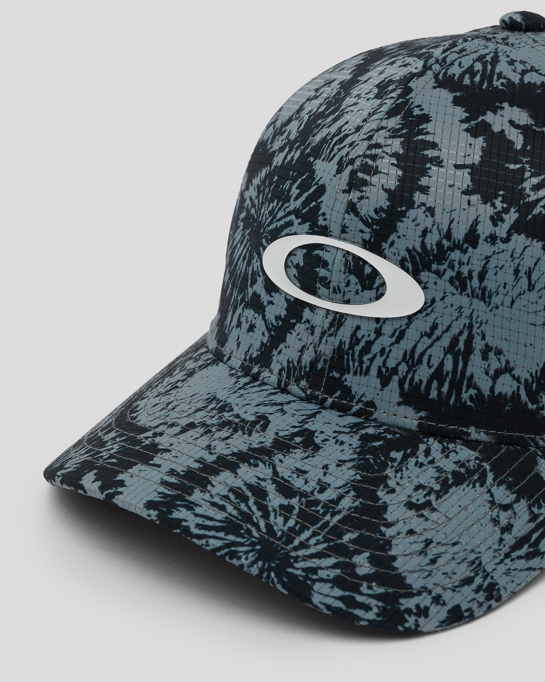 Shop Oakley Mountain Dye Ellipse Cap In Black Mountain - Fast Shipping ...