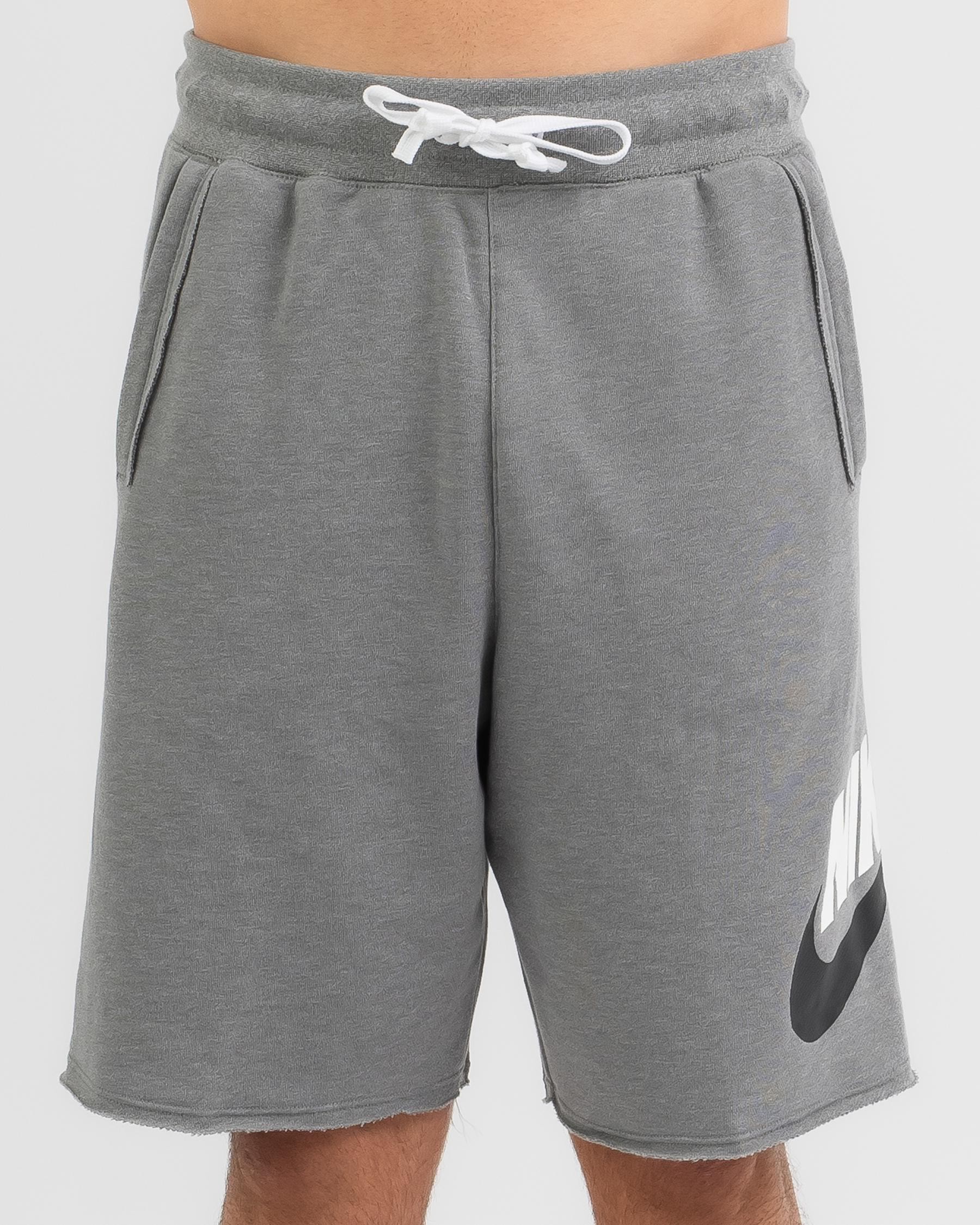Nike Club Alumni Shorts In Flat Pewter/htr - Fast Shipping & Easy ...