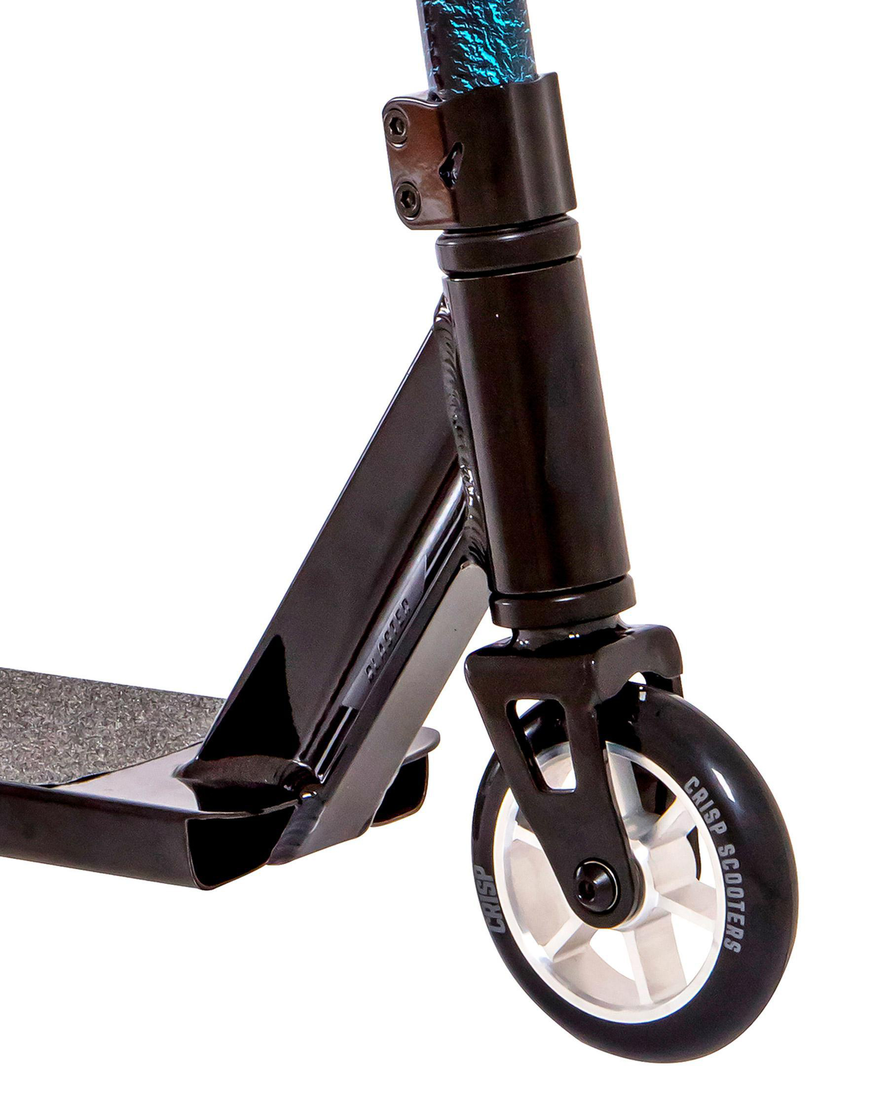 Shop Crisp Scooters Crisp Blaster Scooter In Black/blue Cracking Fast