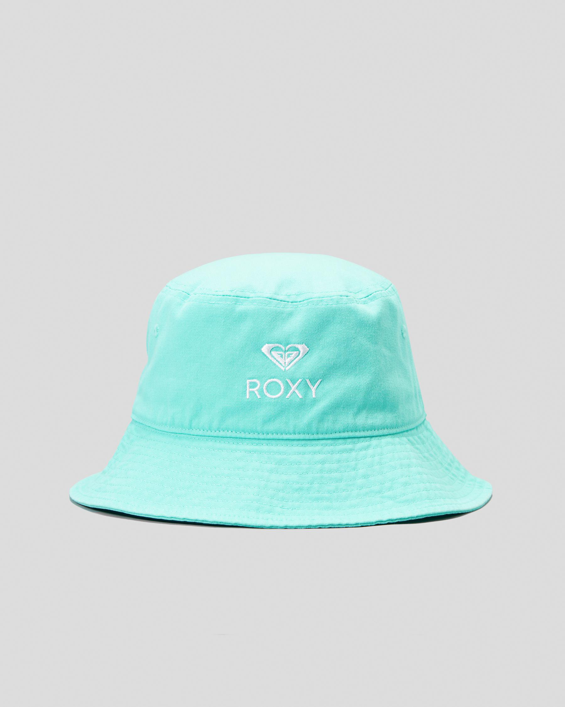 Shop Roxy Passion Moon Bucket Hat In Aruba Blue Fast Shipping & Easy